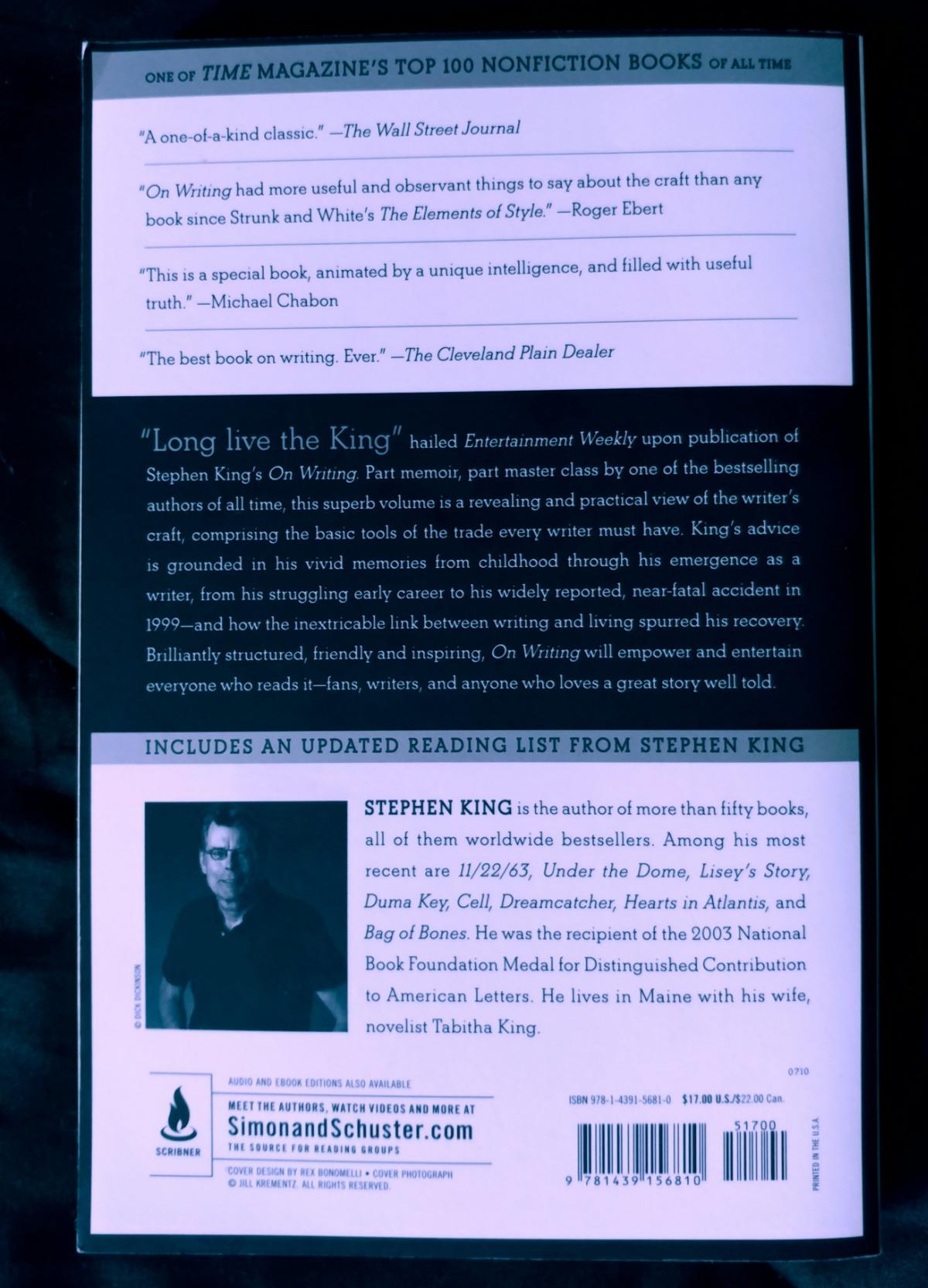 On Writing: A Memoir of the Craft (A Memoir of the Craft (Reissue)) customer photo 2