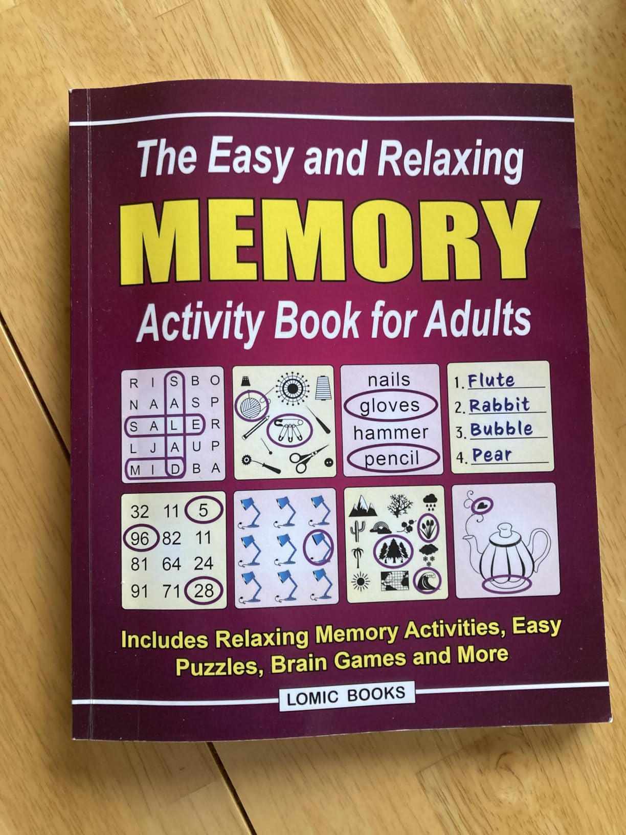 The Easy and Relaxing Memory Activity Book for Adults: Includes Relaxing Memory Activities, Easy Puzzles, Brain Games and More customer photo 2