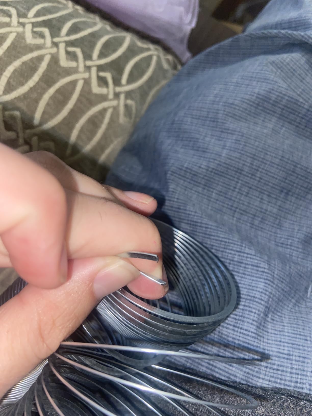 The Original Slinky Walking Spring Toy, 2.75-inch Diameter Metal Slinky, Fidget Toys customer photo 2