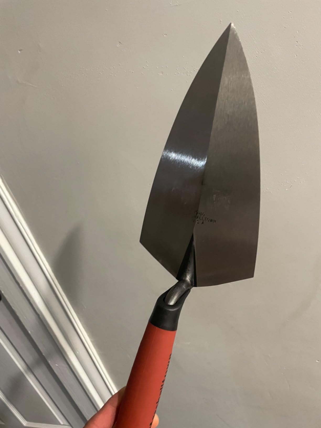 Marshalltown Philadelphia Brick Trowel, 11 x 5 1/2 Inch, Assembled in USA customer photo 1