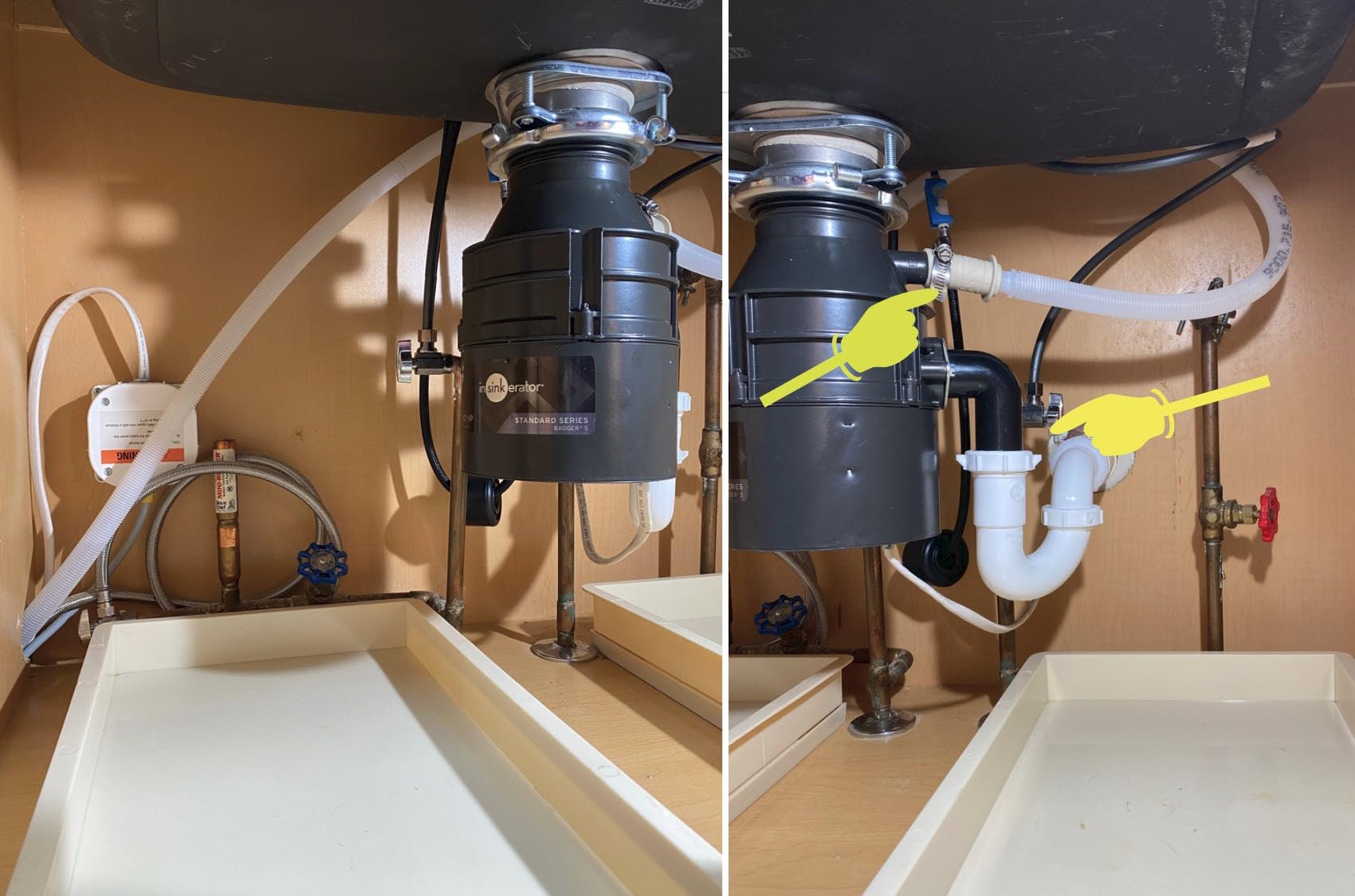 InSinkErator Badger 5 Garbage Disposal, Badger Series 1/2 HP Continuous Feed Food Waste Disposer customer photo 2