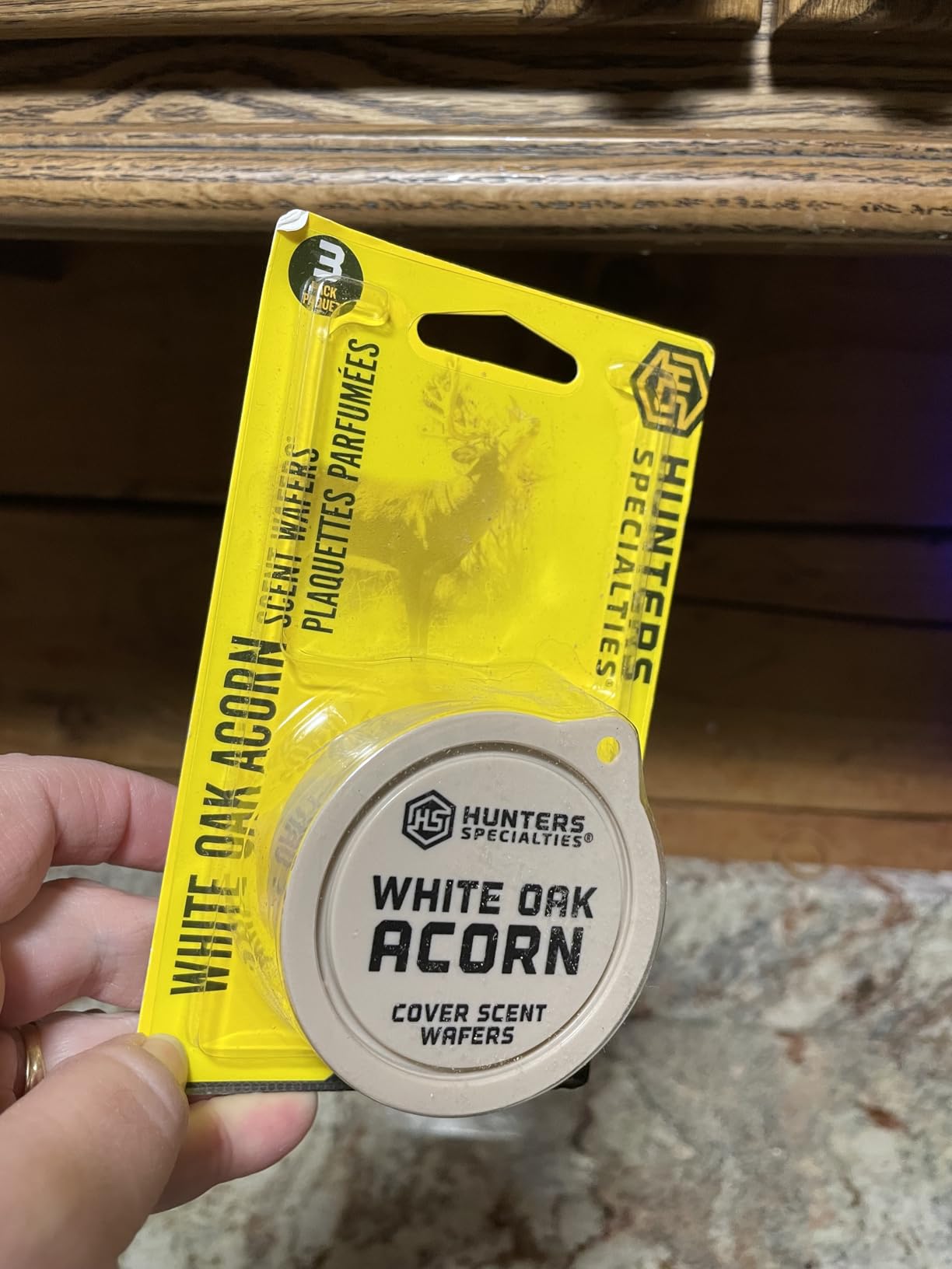 Hunters Specialties Long Lasting Cover Scent Wafers for Hunting - 3 Wafers Per Pack, 3 Safety Pins Included customer photo 2