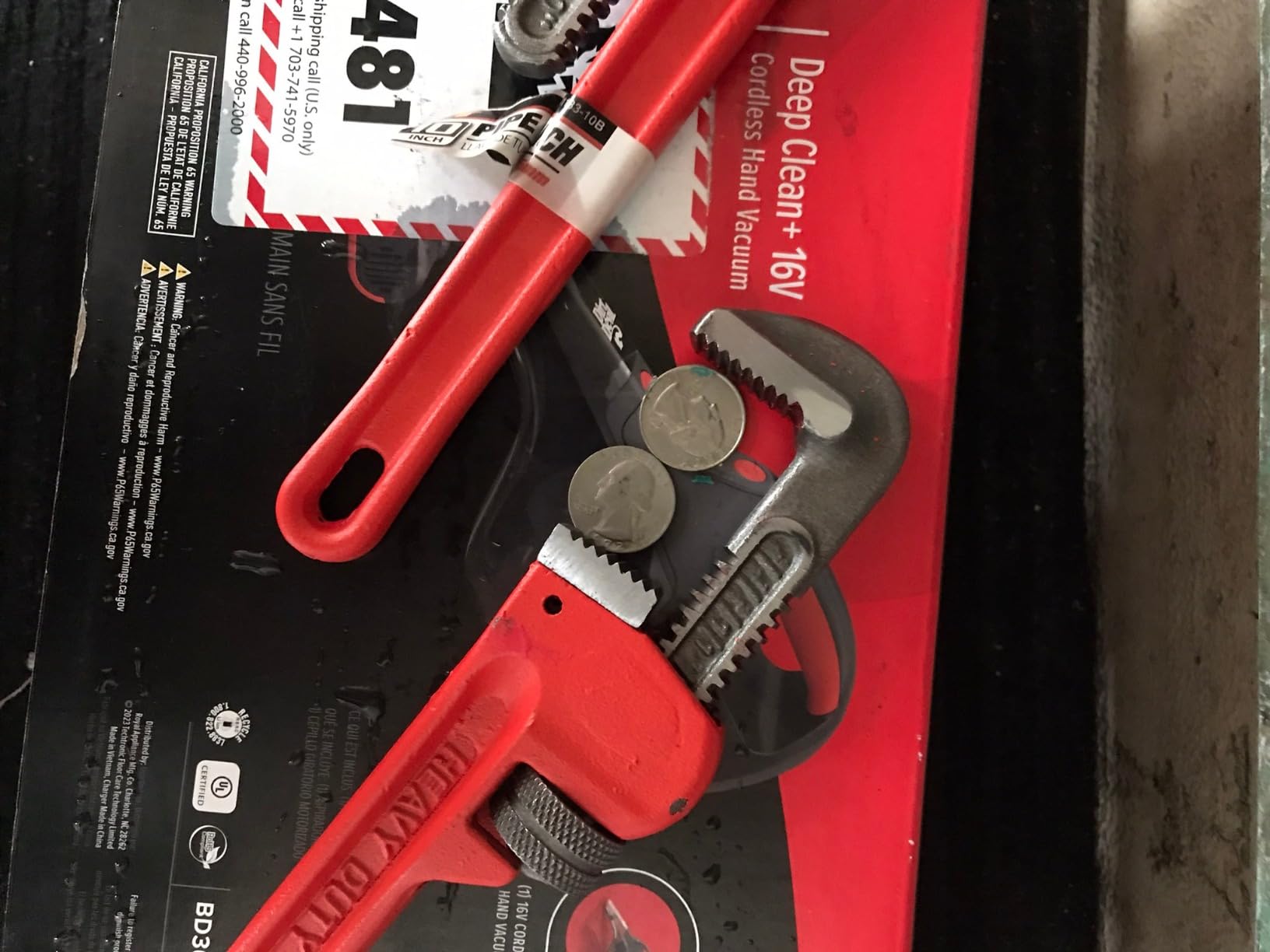Performance Tool W1133-10B 10 in. Red Pipe Wrench customer photo 2