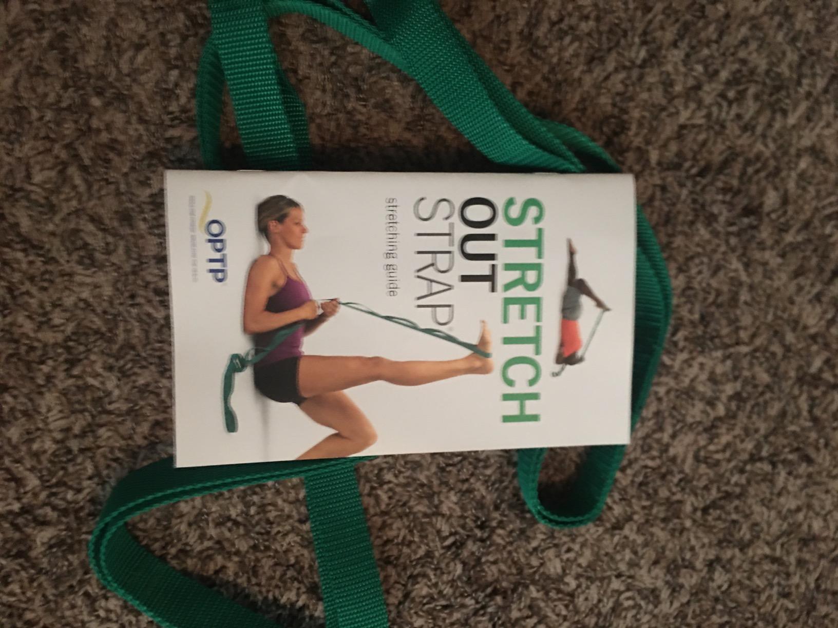 OPTP The Original Stretch Out Strap with Exercise Book, USA-Made Yoga Strap customer photo 1