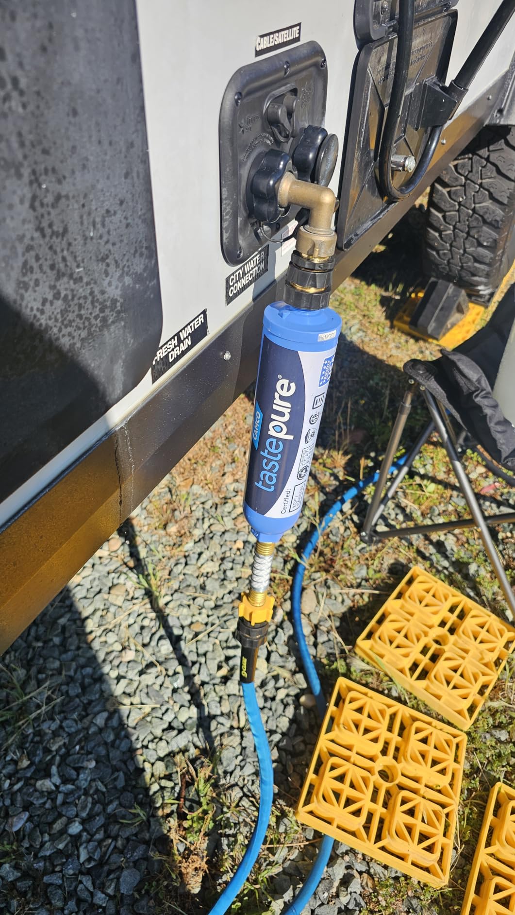 Camco Tastepure RV Water Filter - GAC & KDF Filtration - Made in the USA customer photo 1