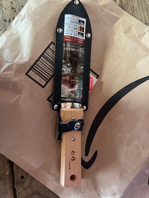 NISAKU NJP650 The Original Hori Hori Namibagata Stainless Steel Weeding Knife, 7.25-Inch Blade customer photo 2