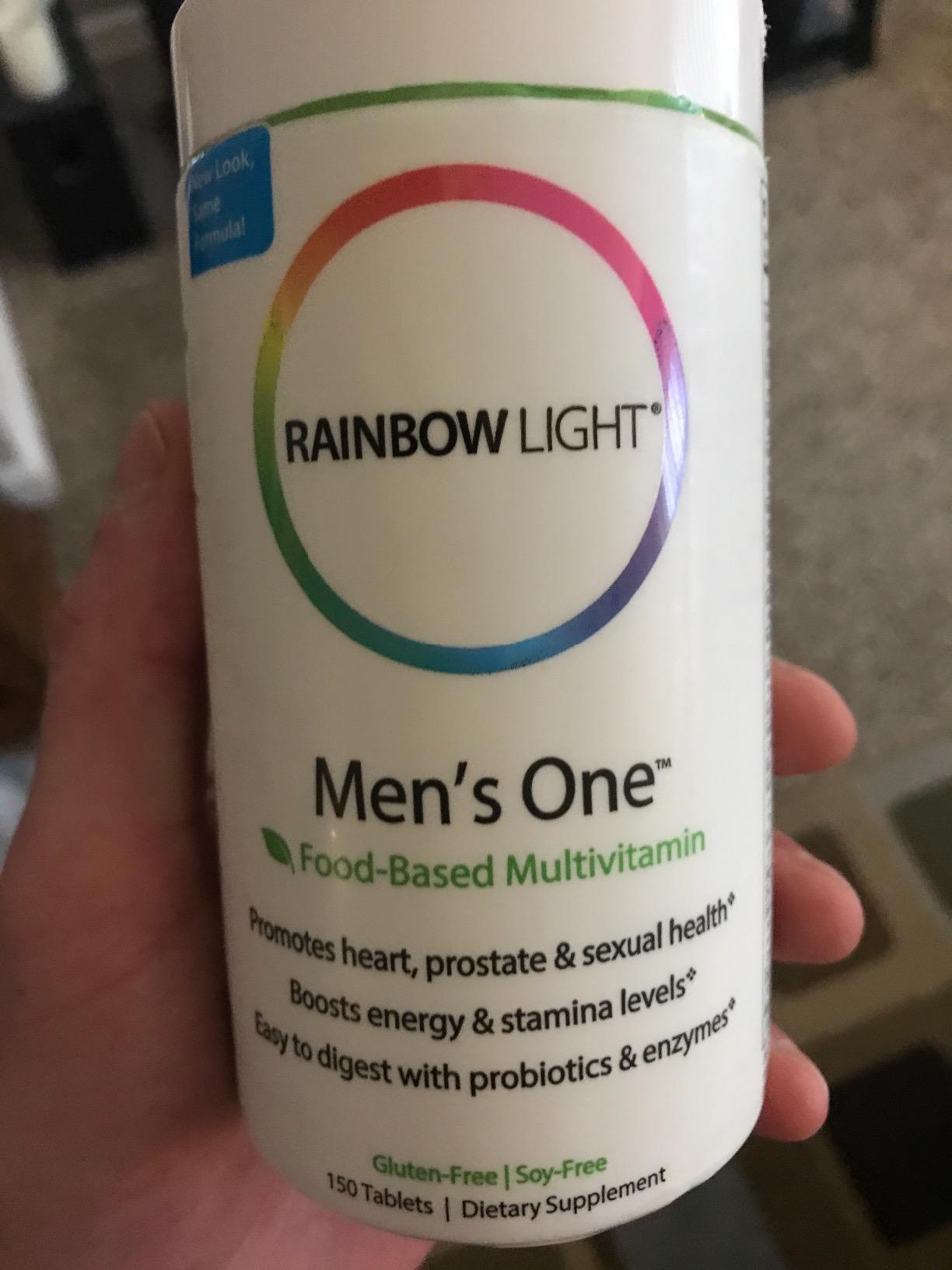 Rainbow Light Mens Multivitamin One + | 150 Caplets customer photo 1