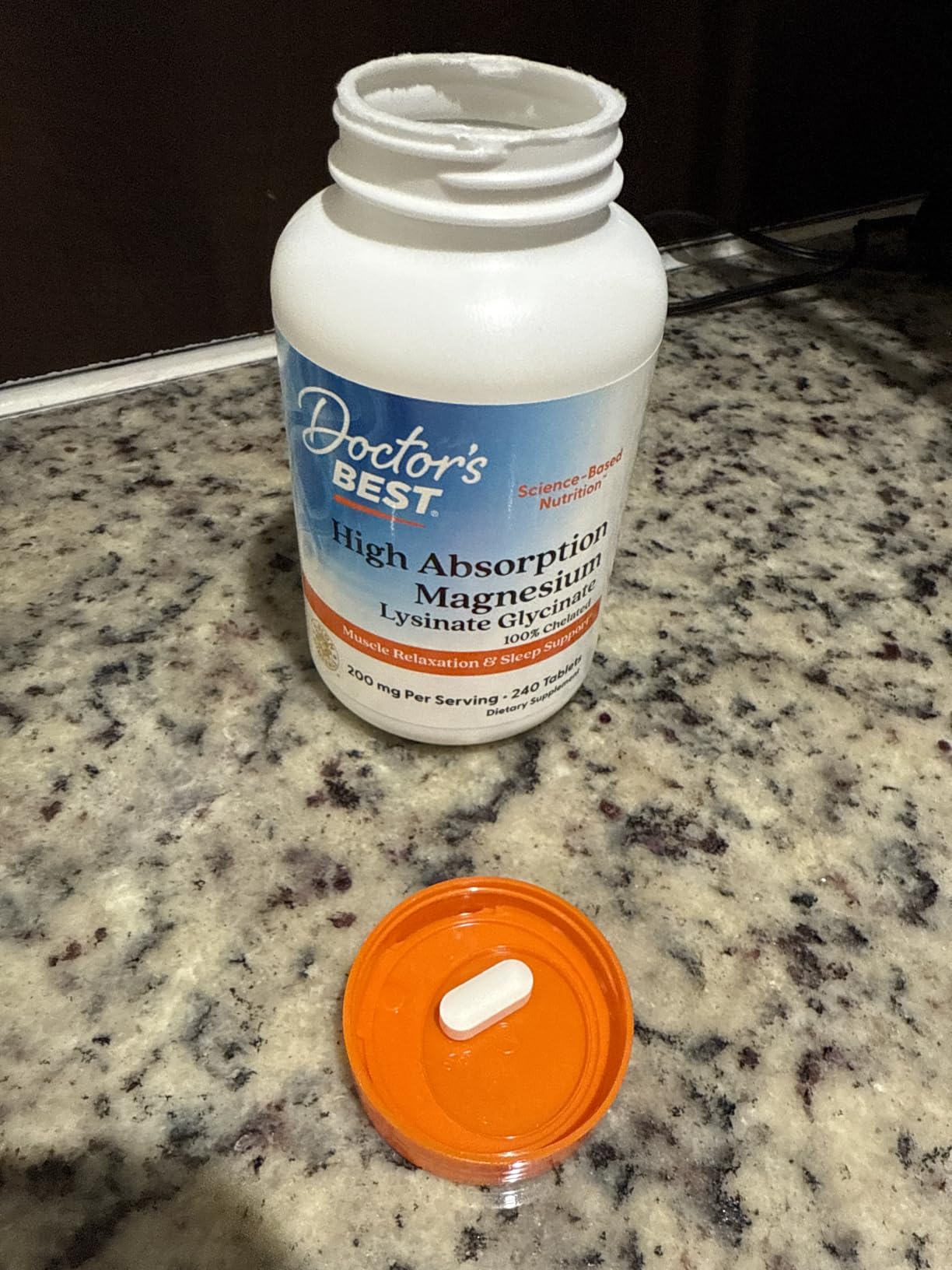 Doctor's Best High Absorption Magnesium Glycinate Lysinate, 240 Count customer photo 1
