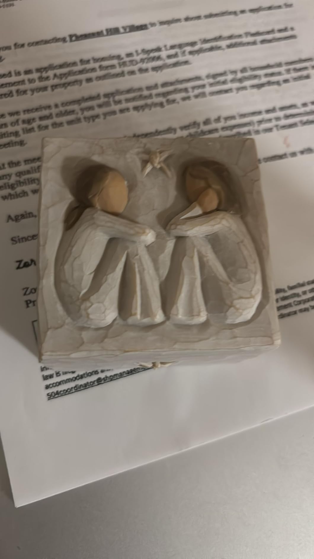 Willow Tree Friendship Keepsake Box, Sculpted Hand-Painted Bas-Relief Box customer photo 1