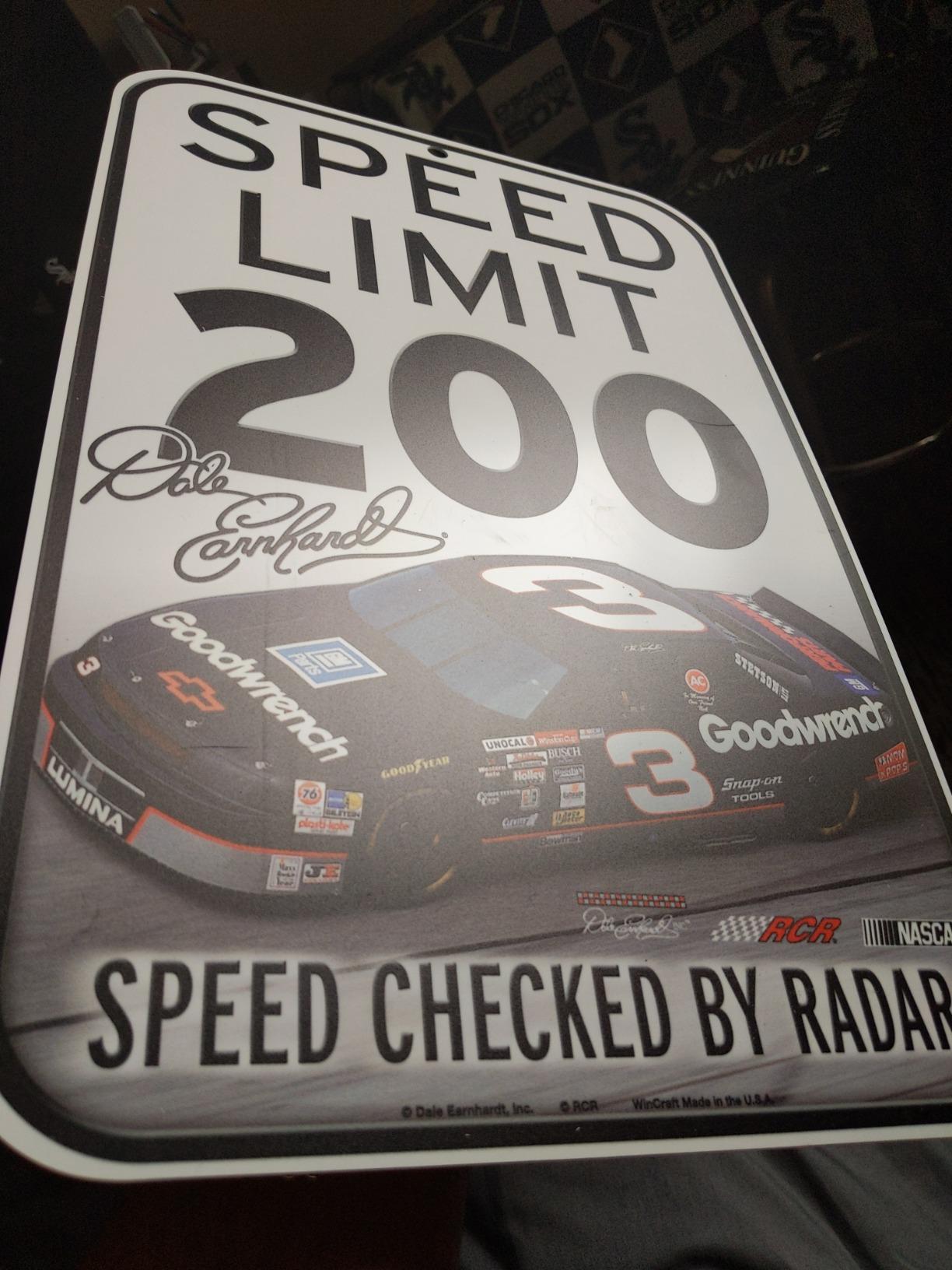 NASCAR Plastic Sign customer photo 2