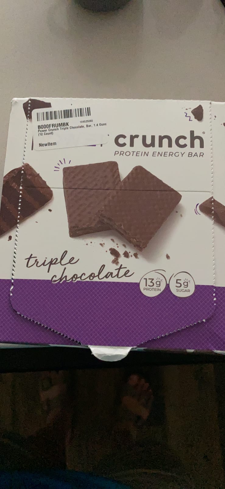 Power Crunch Triple Chocolate Protein Bars, 12 Ct, 1.4 oz Each customer photo 1