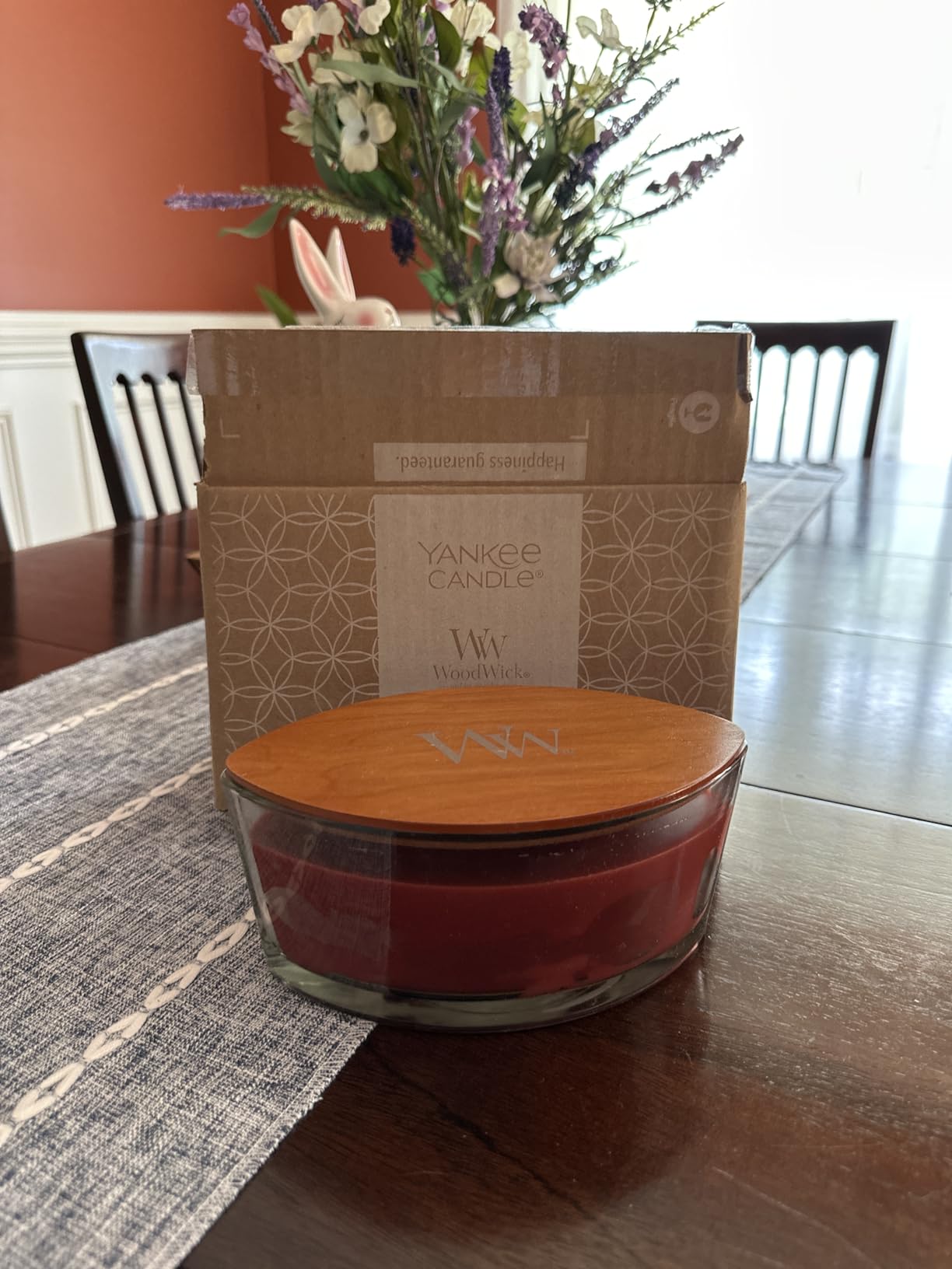 WoodWick Cinnamon Chai Scented Candle, Crackling Wick, 9.7oz customer photo 1