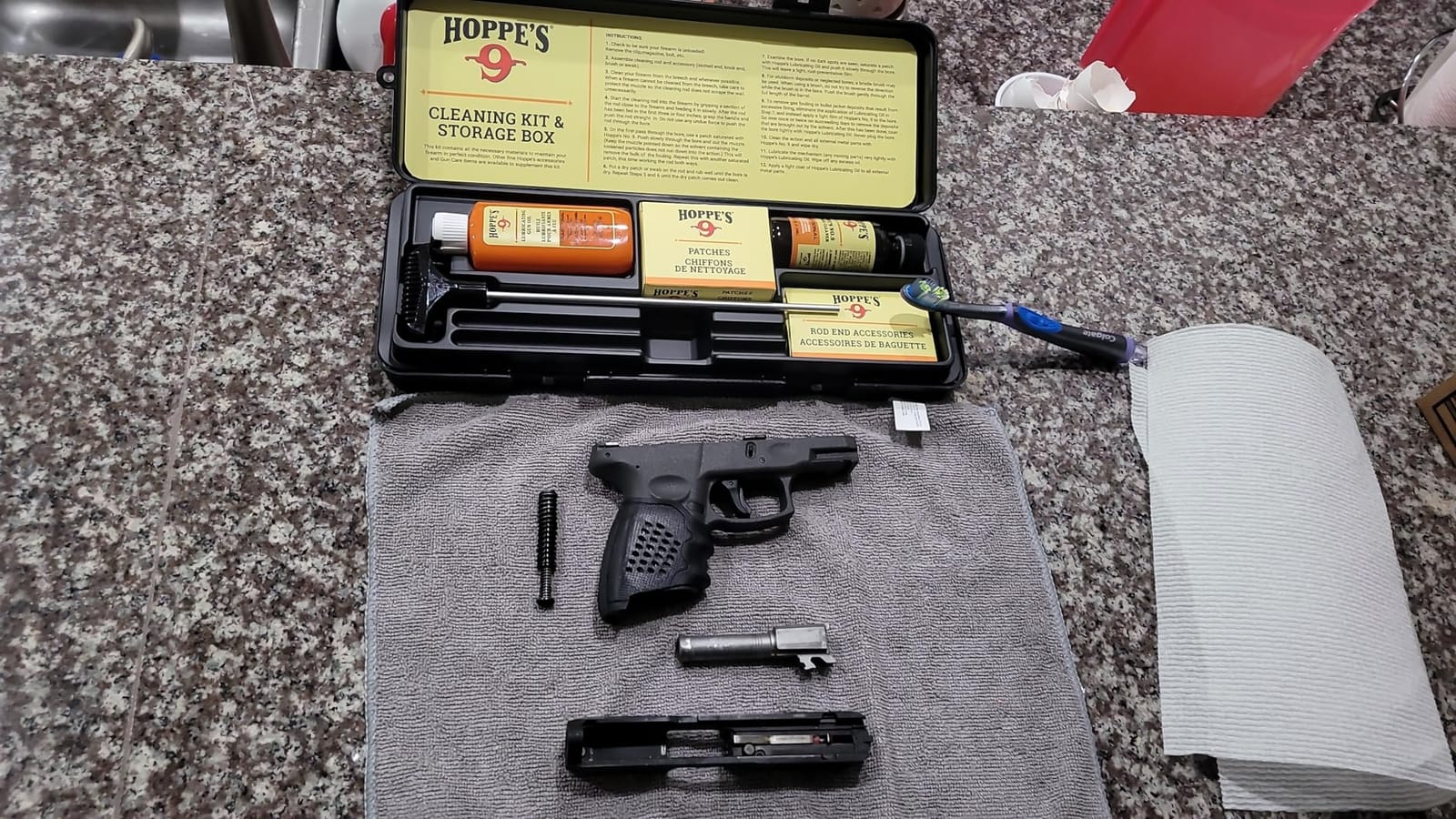 Hoppe's No. 9 Cleaning Kit with Aluminum Rod, .38/.357, 9mm, Box customer photo 1