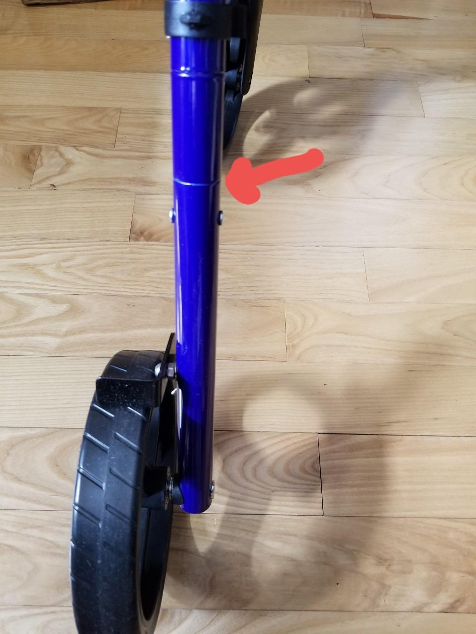 Drive Medical Hugo Elite Rollator Walker with Seat and Basket, Blue | Rollator Walker Features Comfortable Seat and Basket for Everyday Storage and Convenient Rest Stops customer photo 2