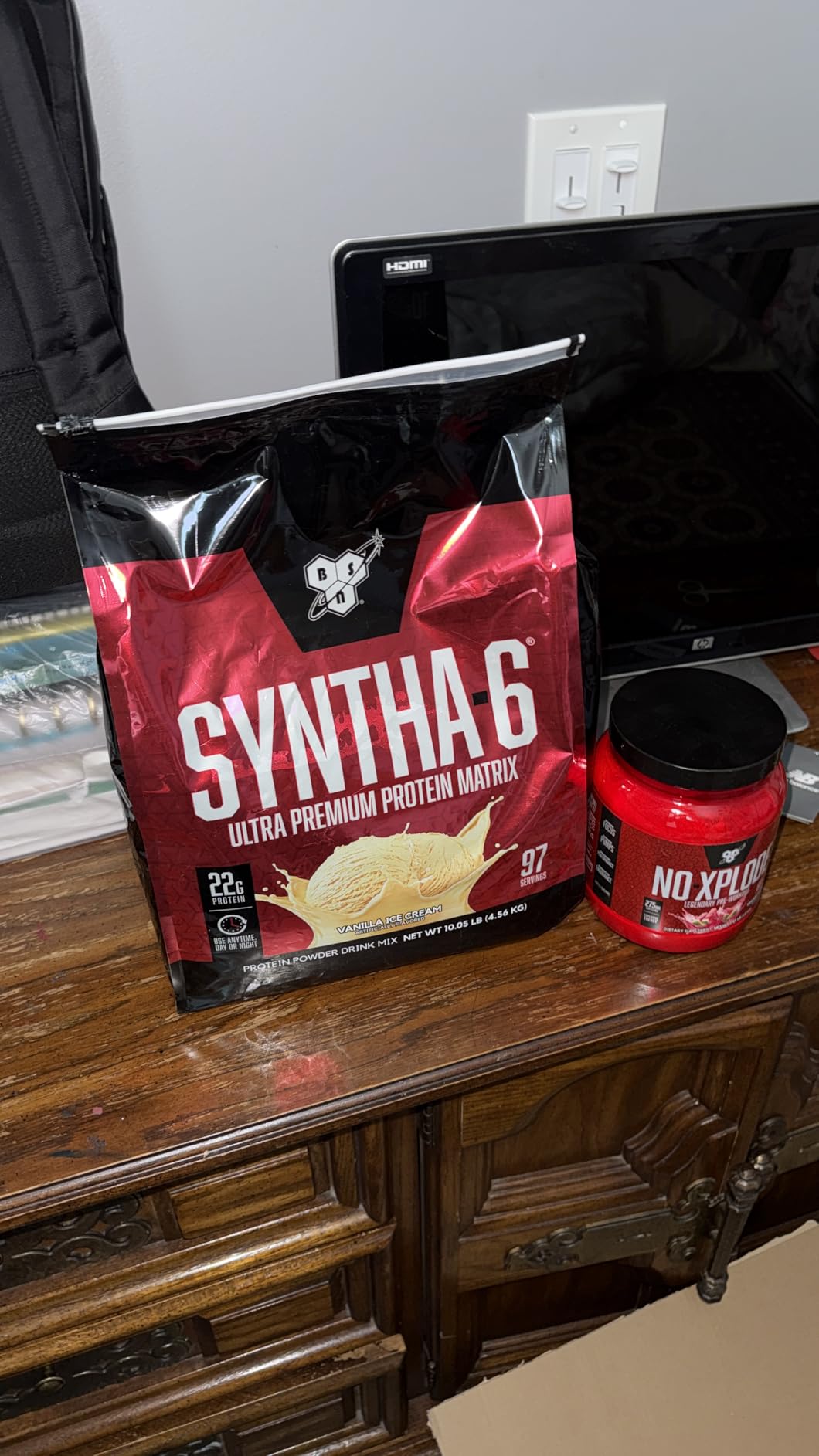 BSN SYNTHA-6 Premium Protein Powder, 6g Fiber, Whey Isolate, 48 Servings customer photo 1
