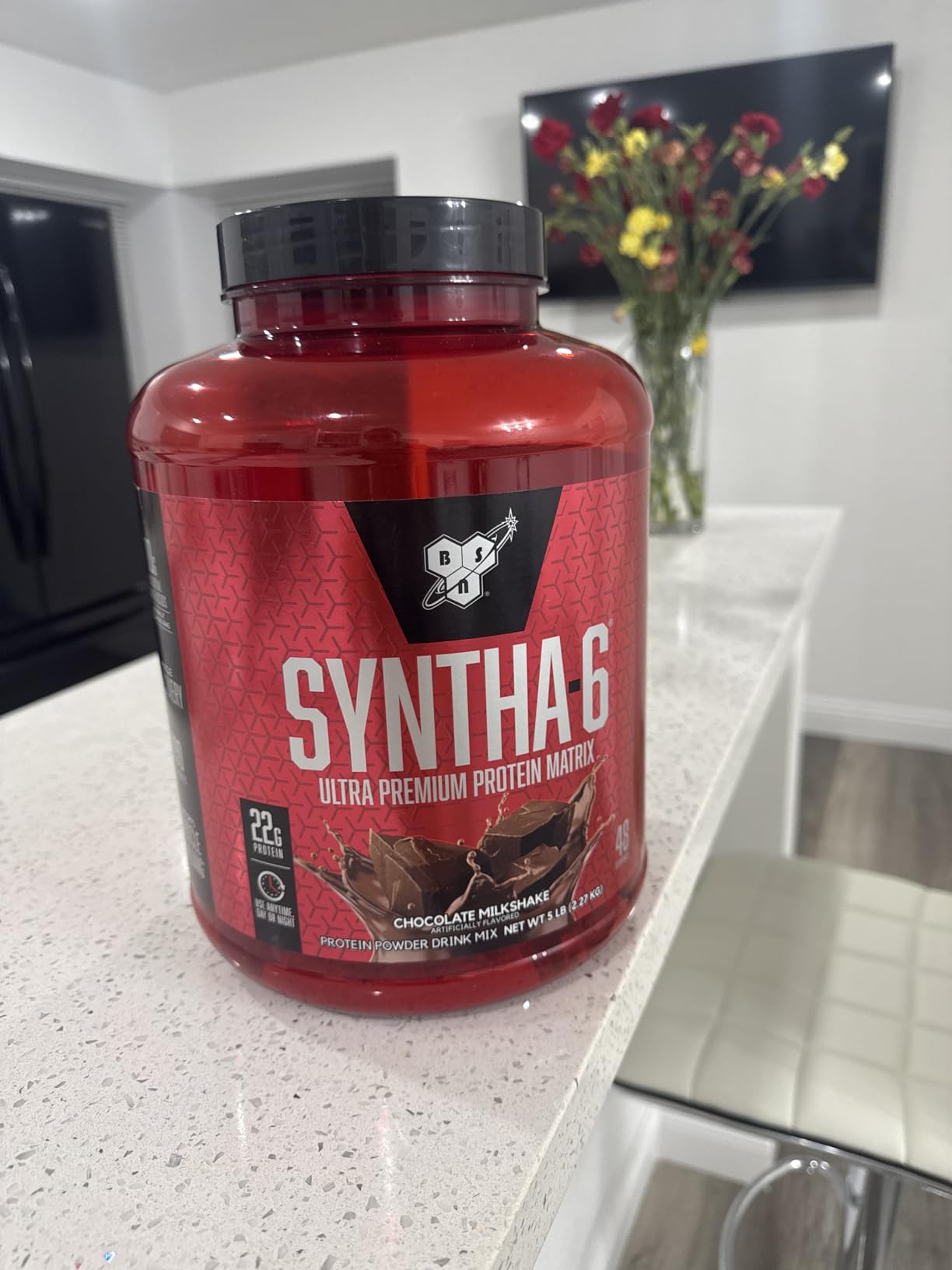 BSN SYNTHA-6 Premium Protein Powder, 6g Fiber, Whey Isolate, 48 Servings customer photo 2