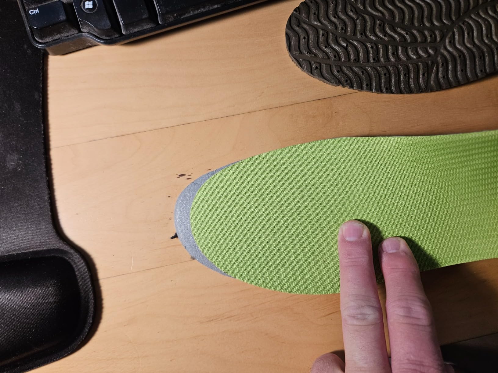 Superfeet All-Purpose Support High Arch Insoles (Green) for Active Lifestyle with High Arch Support - Men 7.5-9 / Women 8.5-10 customer photo 2