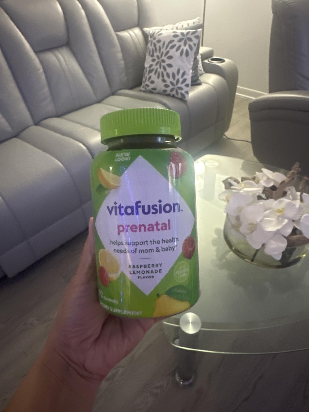 Vitafusion Prenatal Vitamin Gummies for Women | 90 Count | Folate & DHA customer photo 1