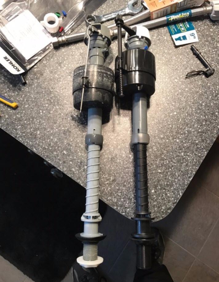 KOHLER Silent Fill Toilet Valve Kit, Genuine Part GP1138930, Adjustable with Multiple Fill-Rate Inserts customer photo 1