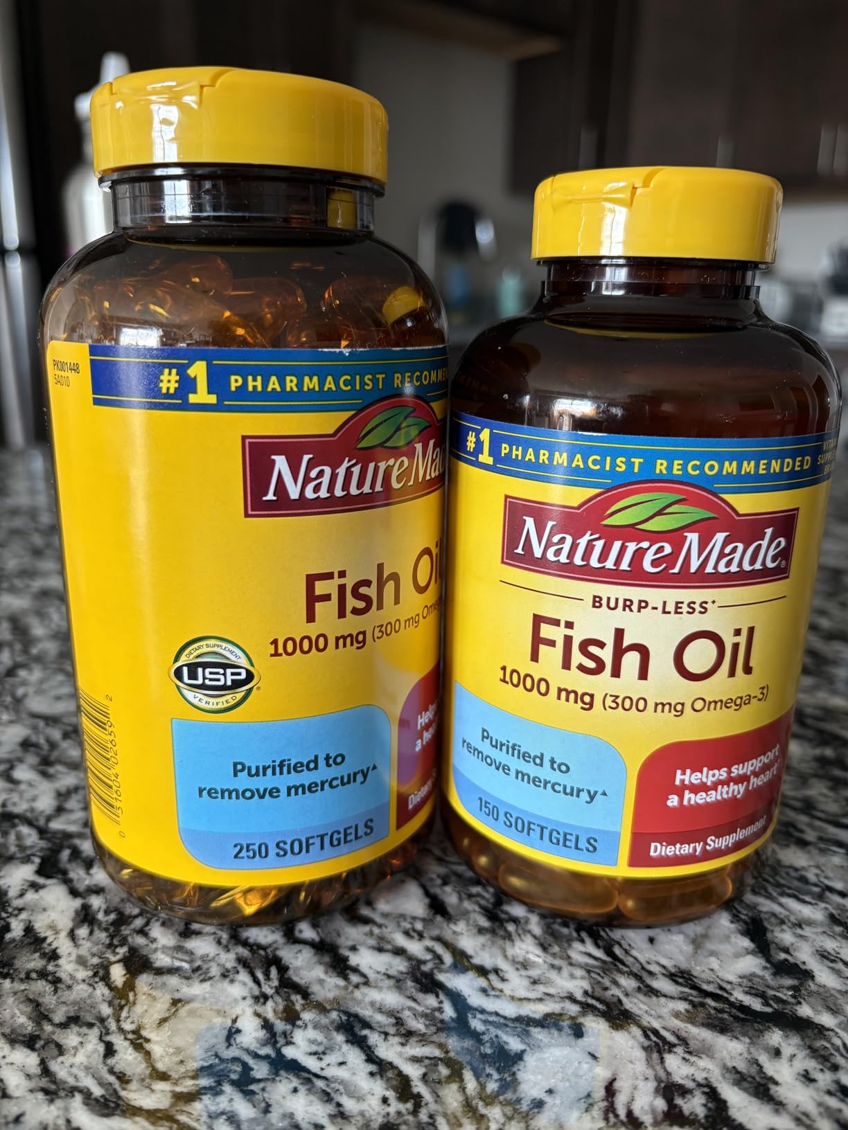 Nature Made Fish Oil Omega 3 Supplements, 1000mg Softgels, 250 Softgels customer photo 1