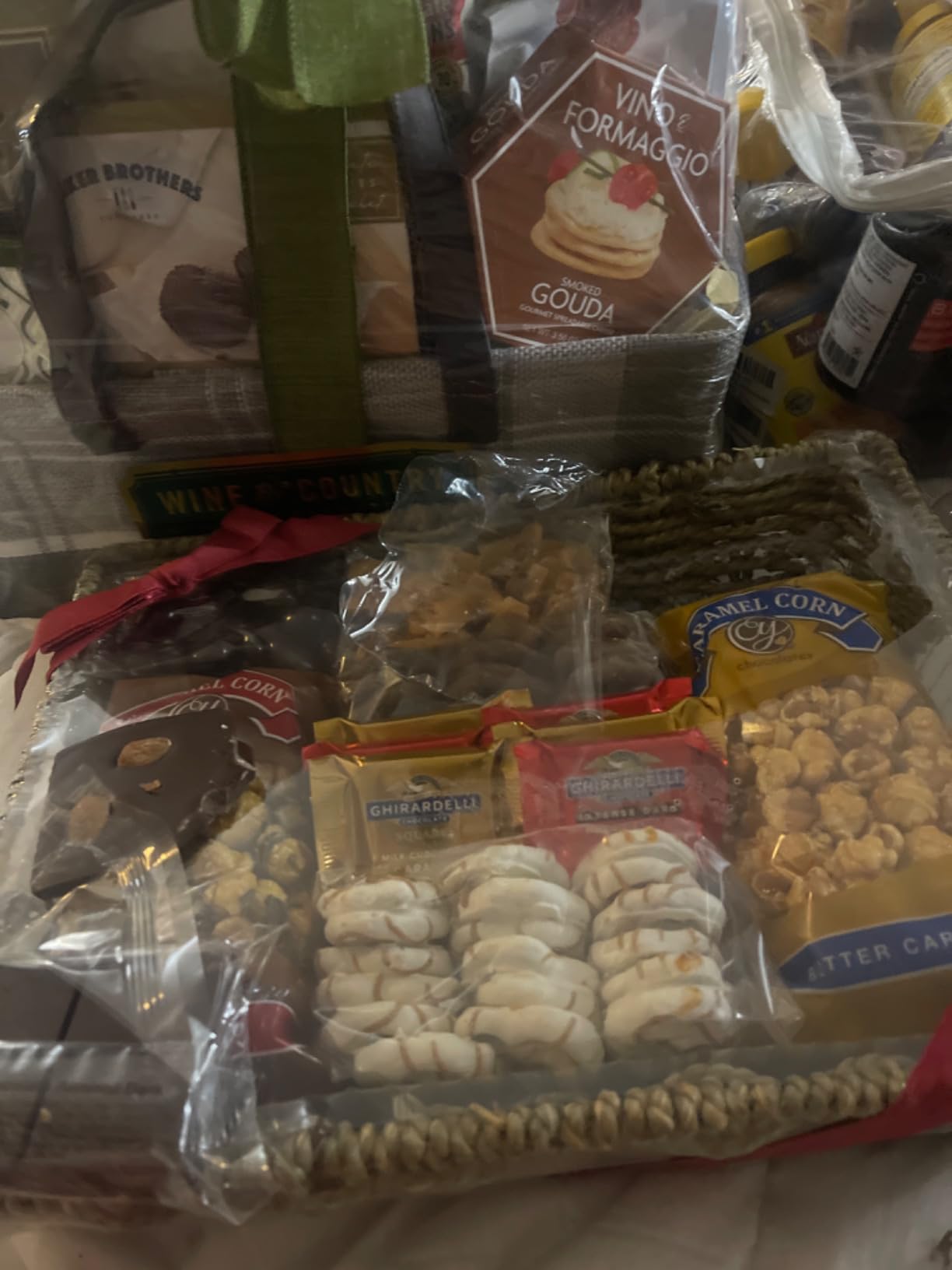 A Gift Inside Chocolate Gift Basket - Sweet Treats Gift Tray, Chocolates Gift Basket for Mom, Dad, Family & Friends customer photo 1