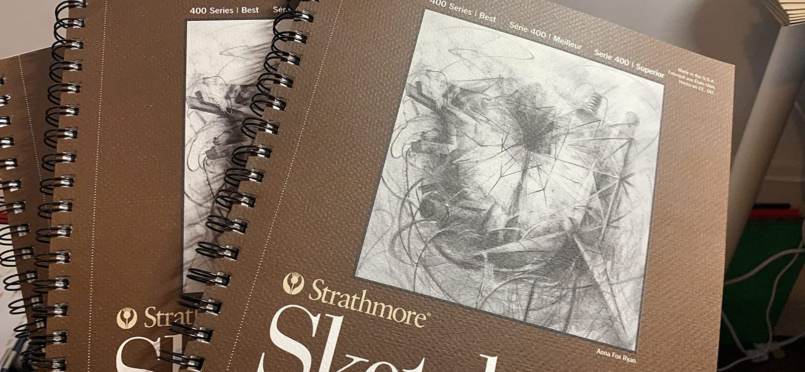 Strathmore 400 Series Sketch Pad, 5.5x8.5 inch, 100 Sheets - Artist Sketchbook for Drawing, Illustration, Art Class Students customer photo 2