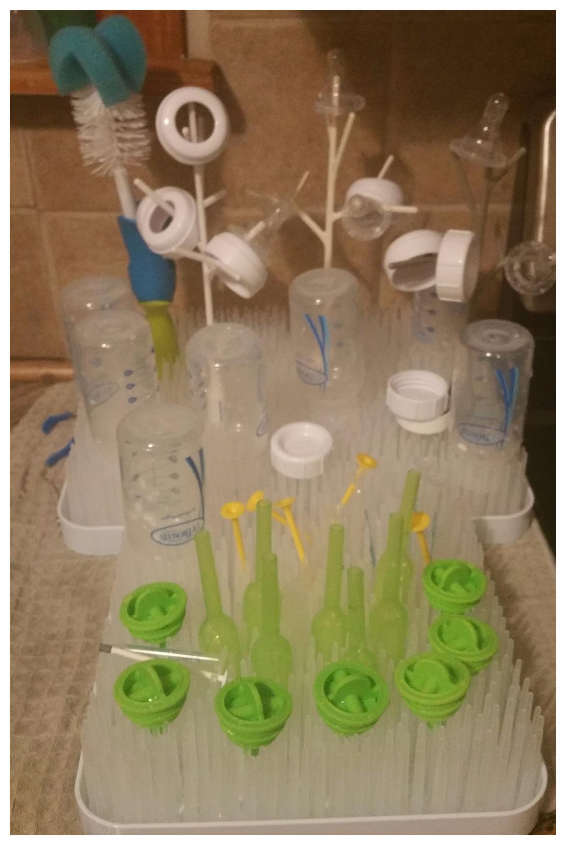 Boon Lawn Countertop Baby Bottle Drying Rack - Spring Green - 13.5x11x2.5 customer photo 1