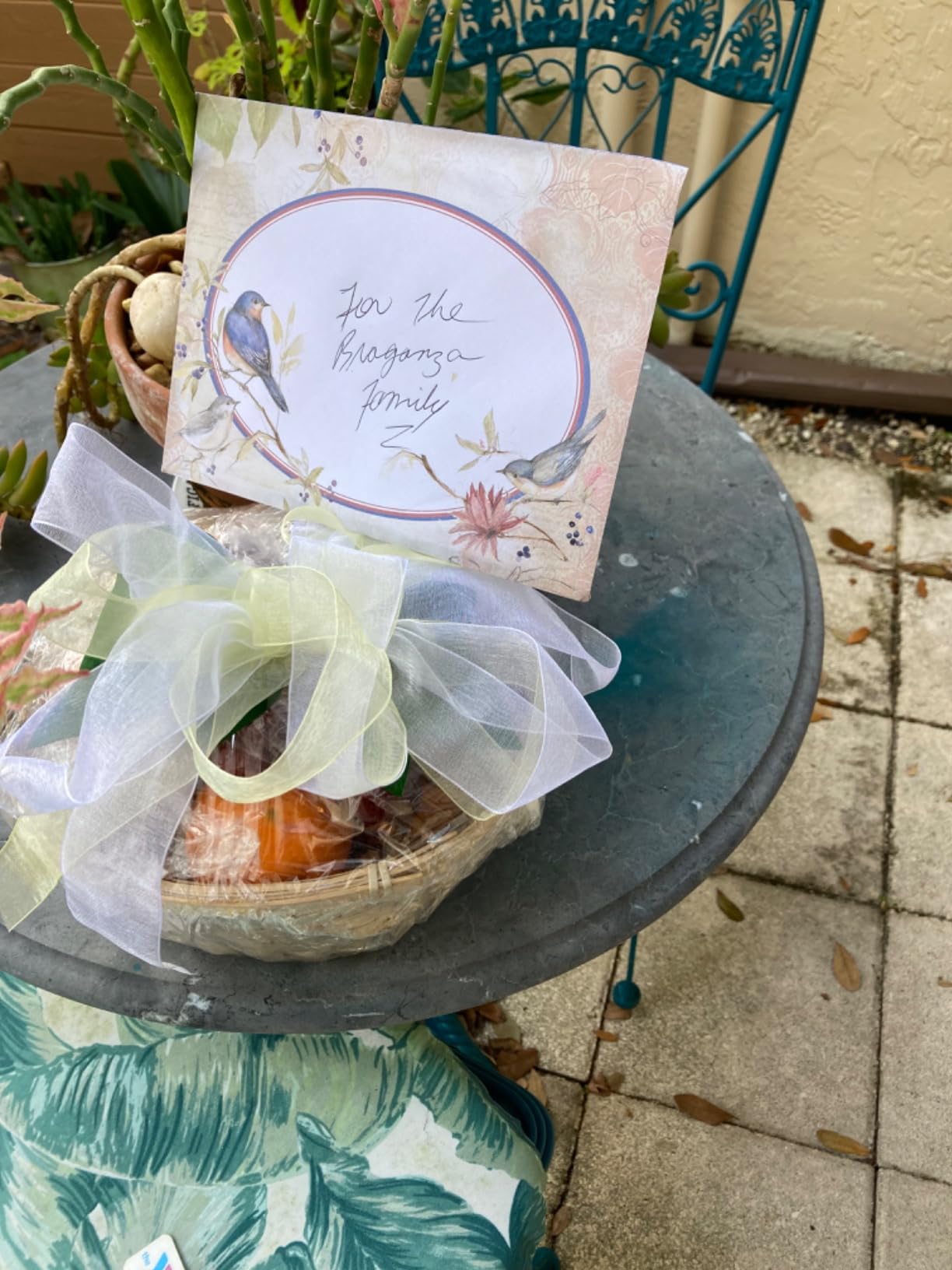 A Gift Inside Classic Fresh Fruit Basket Gift with Crackers, Cheese and Nuts for Holiday, Thank You, Birthday, Get Well, Anniversary, Corporate customer photo 2