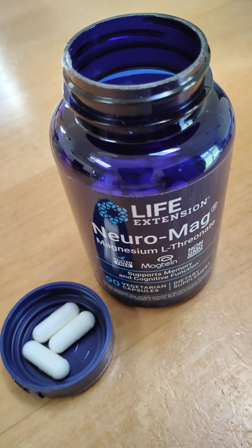 Neuro-Mag Magnesium L-Threonate, Memory Health, Quick Thinking, Cognitive Health Support, Vegetarian, 90 Vegetarian Capsules customer photo 2