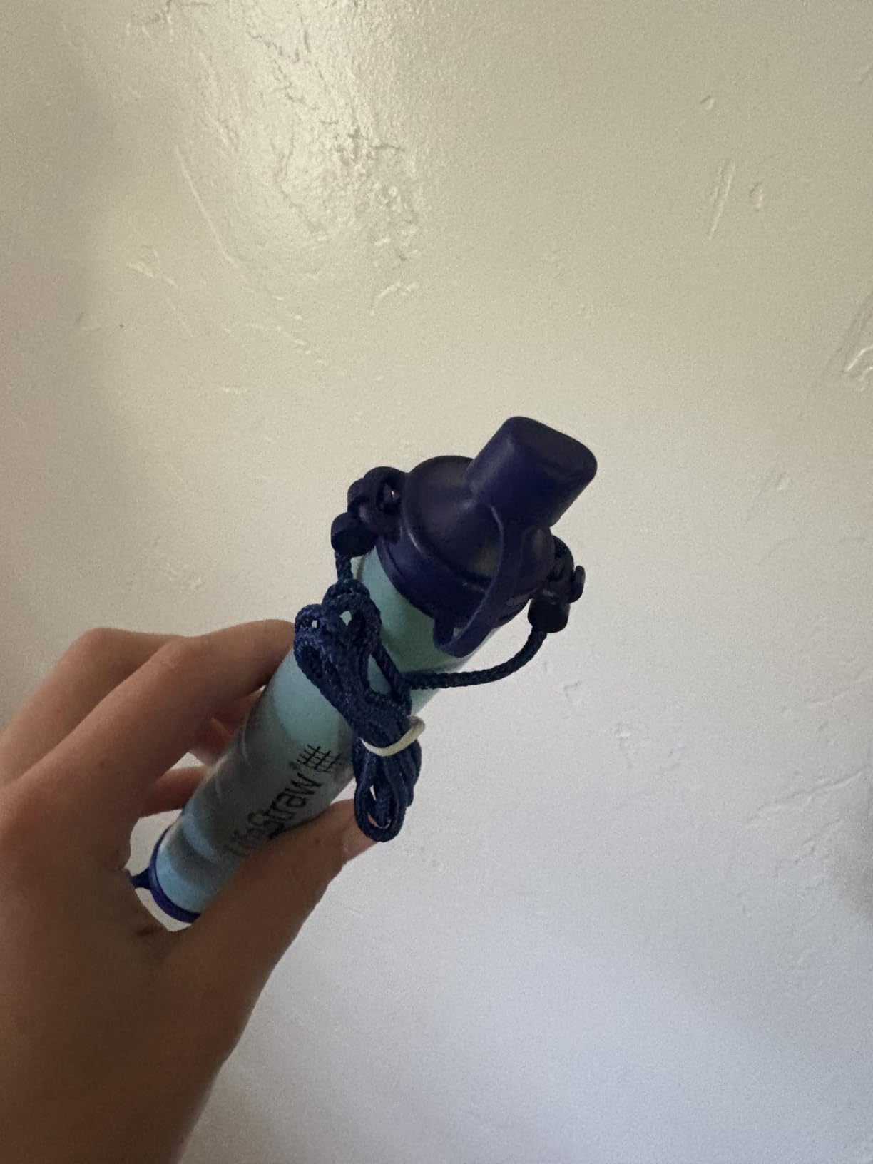 LifeStraw Personal Water Filter for Hiking, Travel and Emergency, Blue, 1PK customer photo 1