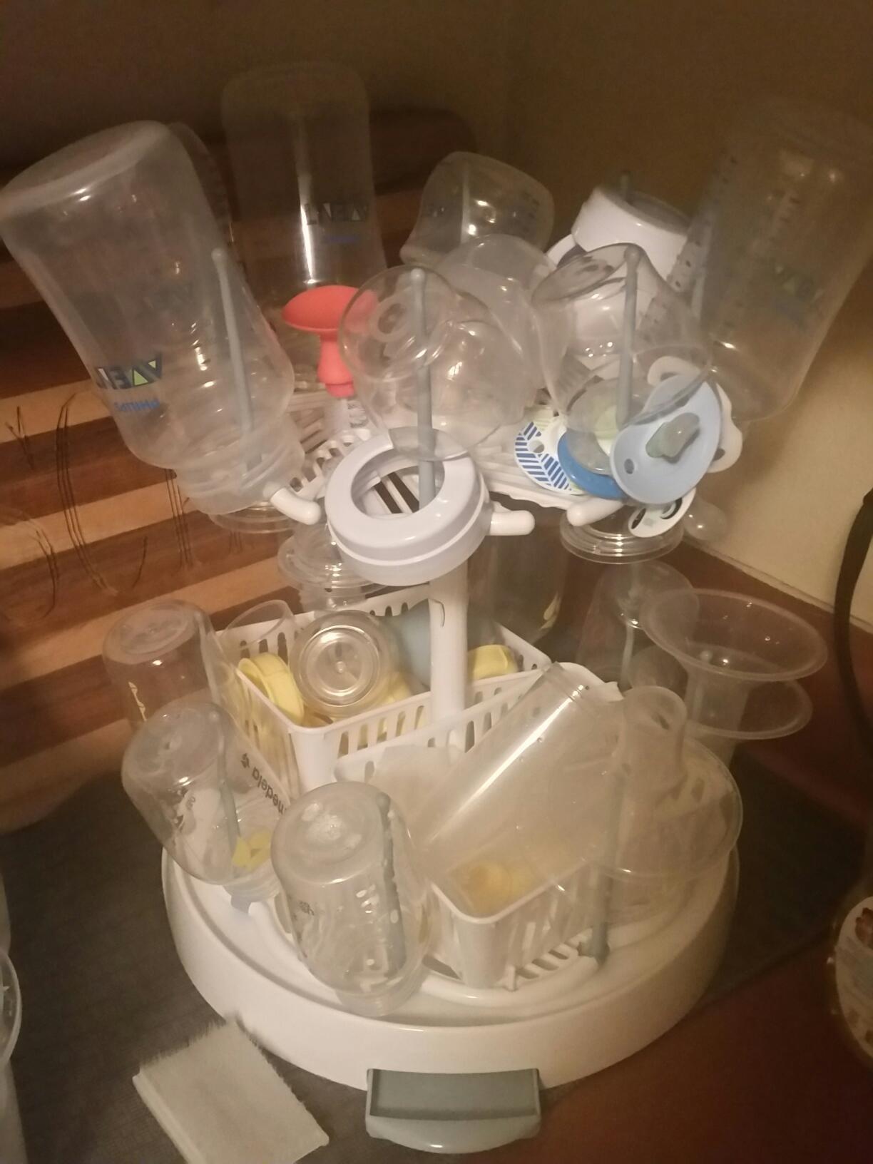 Munchkin® High Capacity Drying Rack for Baby Bottles and Accessories, White customer photo 1