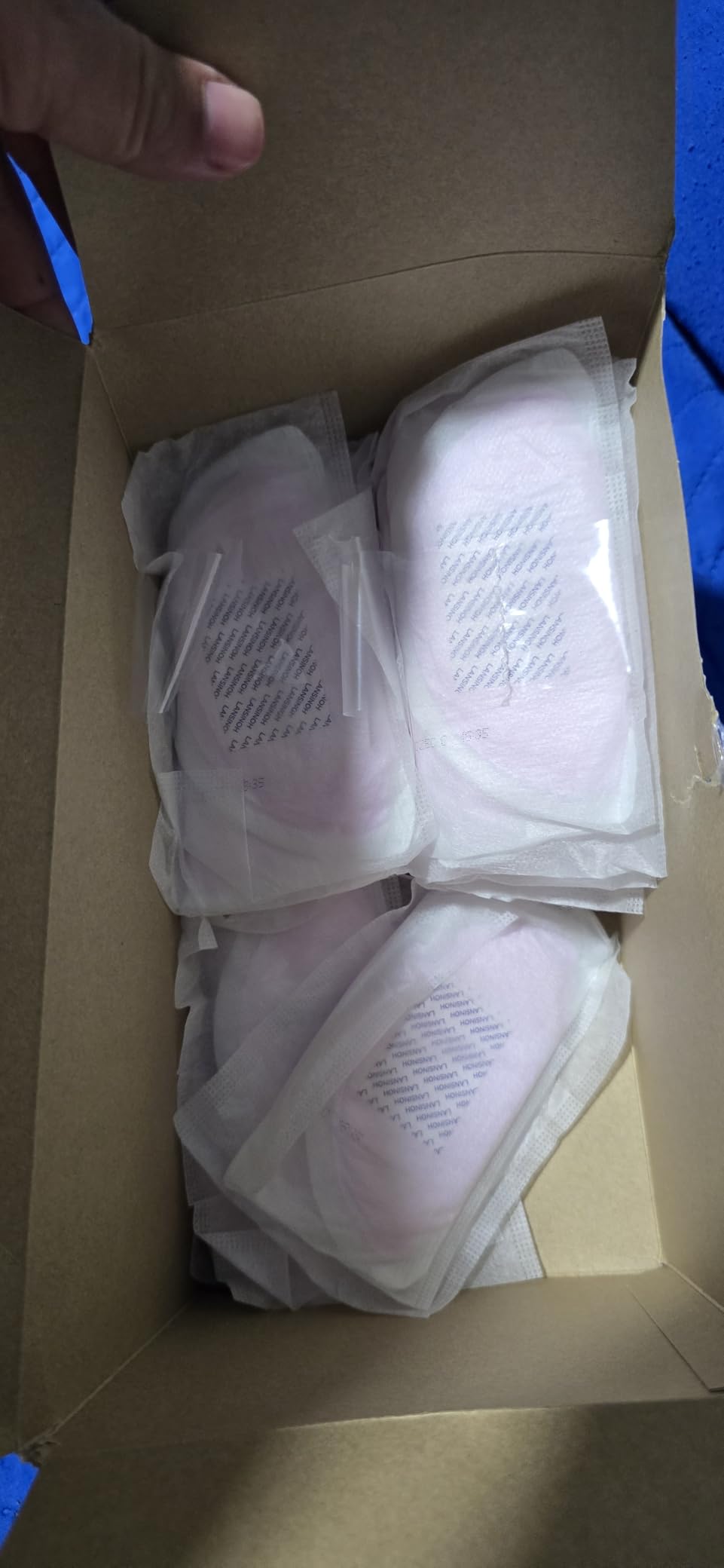 Lansinoh Stay Dry Disposable Nursing Pads, Soft and Super Absorbent Breast Pads, Breastfeeding Essentials for Moms, 100 Count customer photo 1