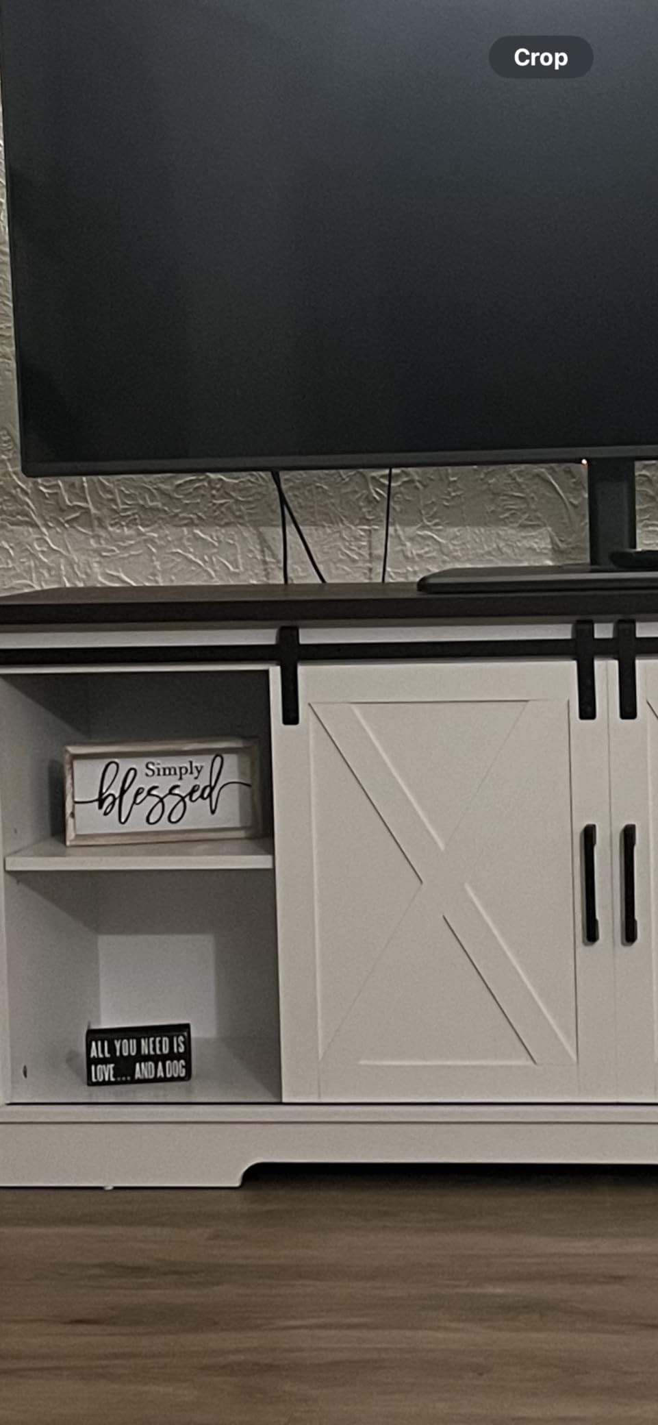 Primitives by Kathy Rustic Wooden Decor Sign - 'Dogs Welcome, People Tolerated' - Office/Farmhouse Decor, Dog Lovers Gift, 5