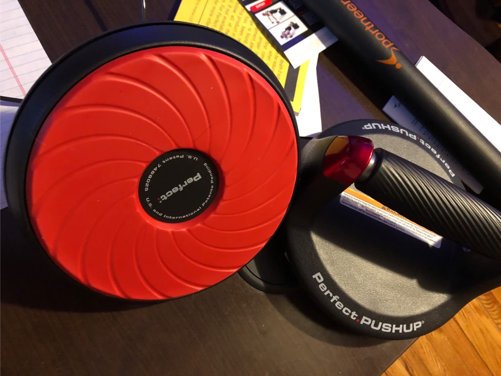 Perfect Pushup Elite - Rotating Handle Design with Steel Ball Bearings for Smooth, Effortless Handle Rotation - Ergonomic Grips, 8