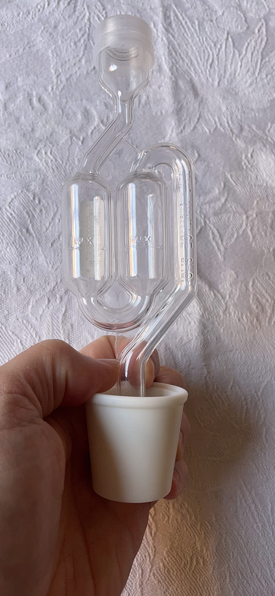 Fastrack Twin Bubble Airlock and Carboy Bung (2-Pack) | Fermentation Airlocks for Homebrewing Beer, Wine, Mead, and Kombucha customer photo 1