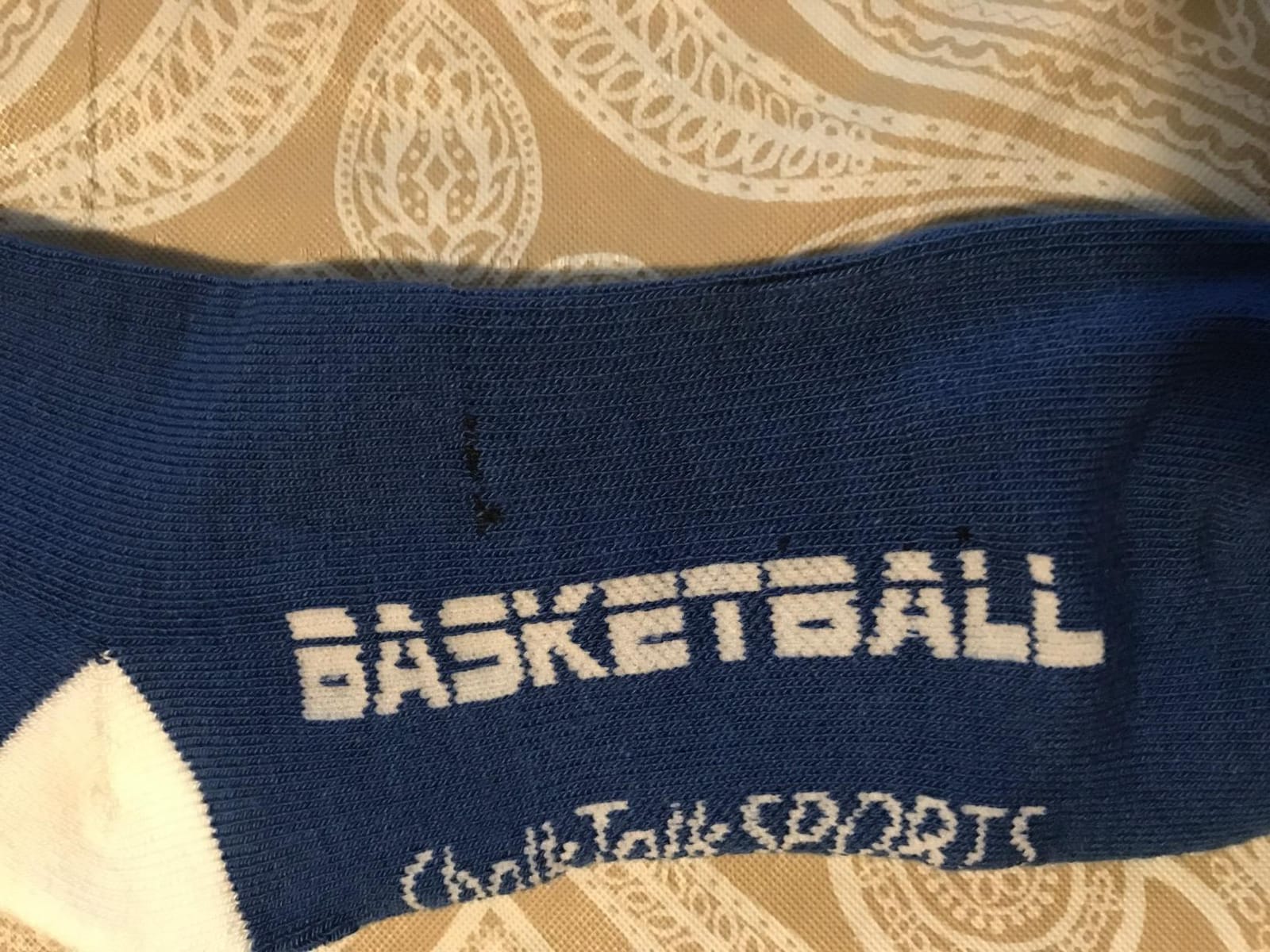 ChalkTalkSPORTS Basketball Socks - Cushioned Mid-Calf Crew - Youth & Adult customer photo 2