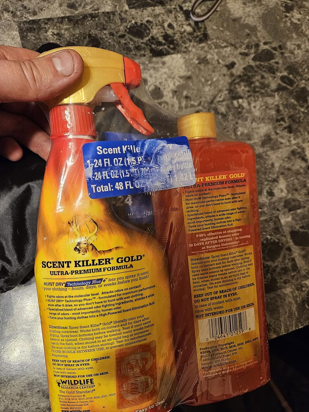 Wildlife Research Center Scent Killer Gold Spray and Refill 44 oz customer photo 2