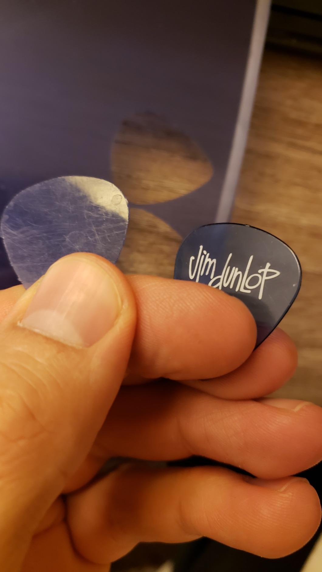 DIY Guitar Picks Punch Mega Pack with Pick Punch Tool - Blue | Custom Pick Maker for Musicians, Leather Key Chain Holder, Pick Strips with Artwork & File, Unique Gifts for Men & Women customer photo 2