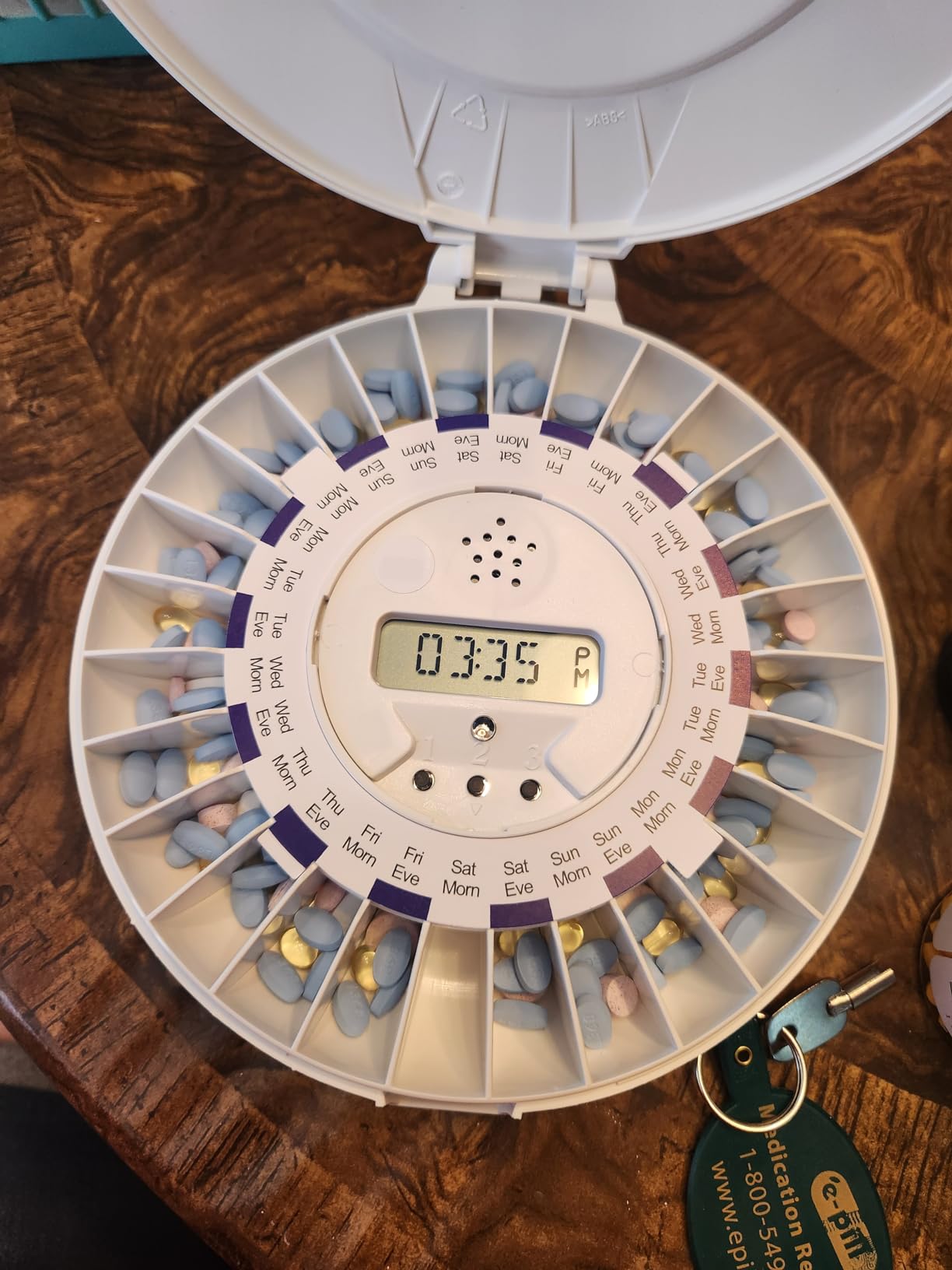 e-Pill MedTime Station Locked Automatic Medication Dispenser - Helps Prevent Missed or Double Doses for Seniors, Alzheimer's & Dementia Patients, Caregivers & Independent Living customer photo 2