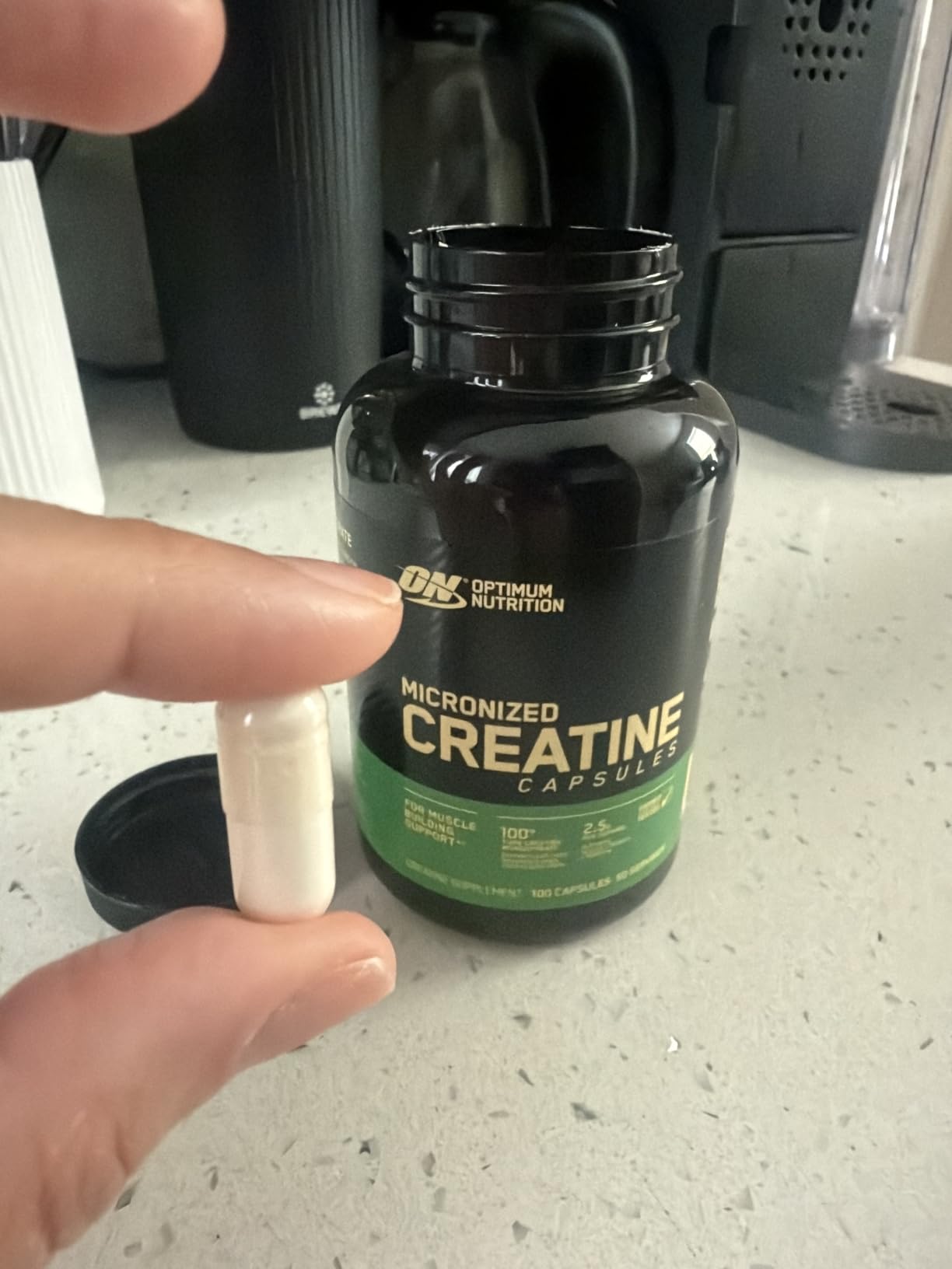 Optimum Nutrition Micronized Creatine Monohydrate Capsules, 100 Ct customer photo 2