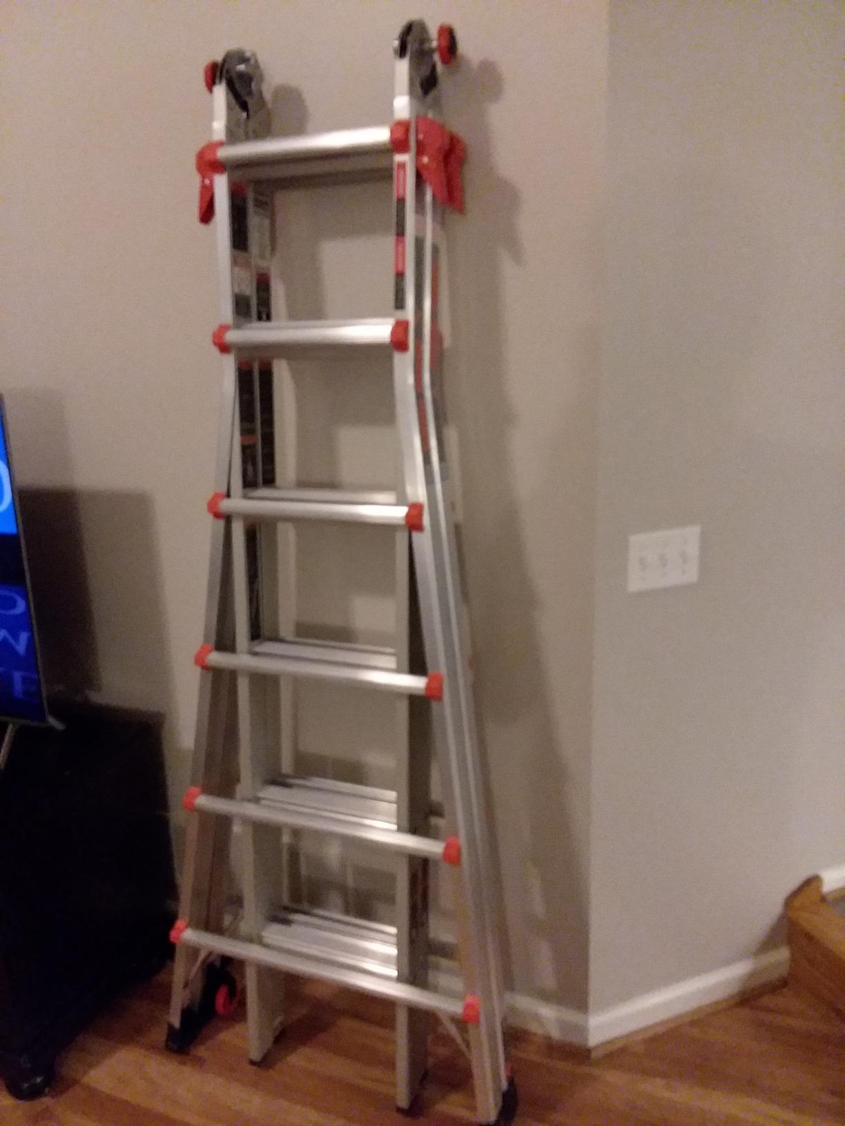 Little Giant Velocity, Aluminum Ladder, 18 ft Reach, 15417-001 customer photo 1