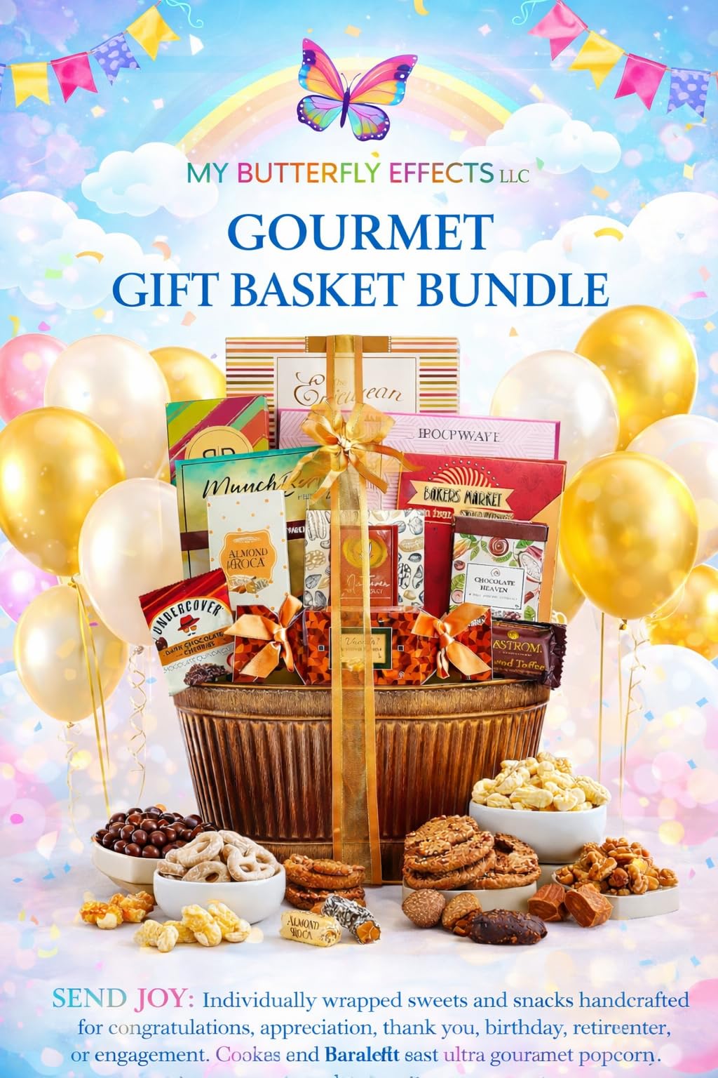 Broadway Basketeers Ultimate Gift Basket with Gourmet Foods Snacks & Sweets customer photo 1