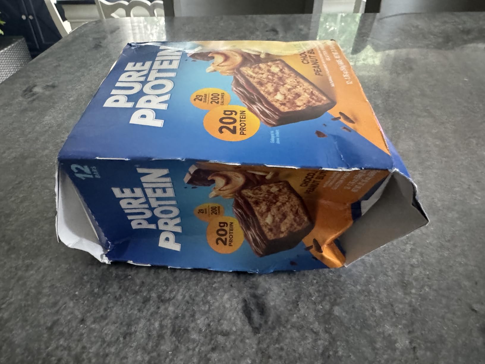 Pure Protein Chocolate Peanut Butter Protein Bars, 20g Protein, 12 Ct customer photo 2