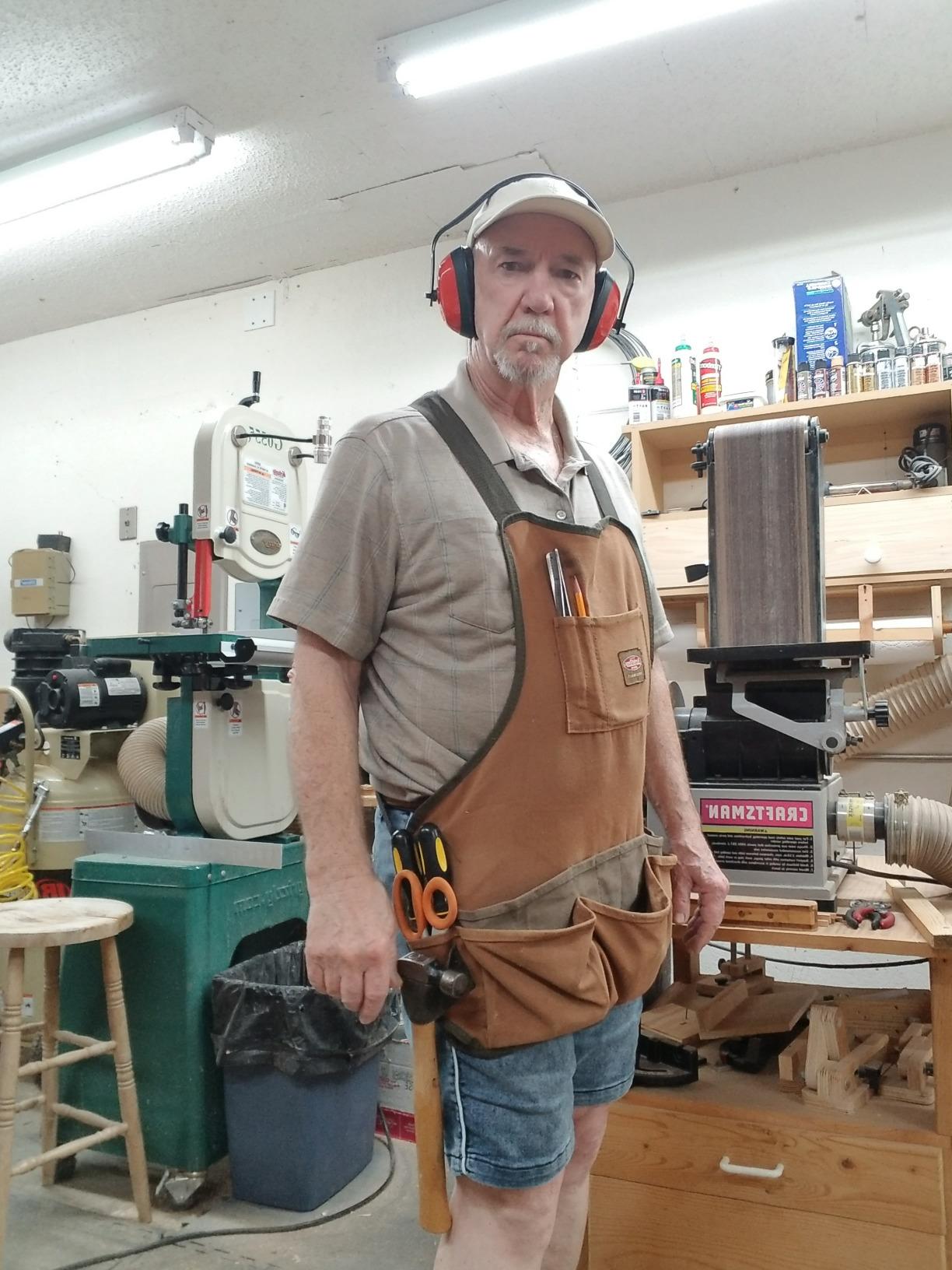 Bucket Boss mens Tool,adjustable,work Tool Bag, Brown, 16 pockets US customer photo 1