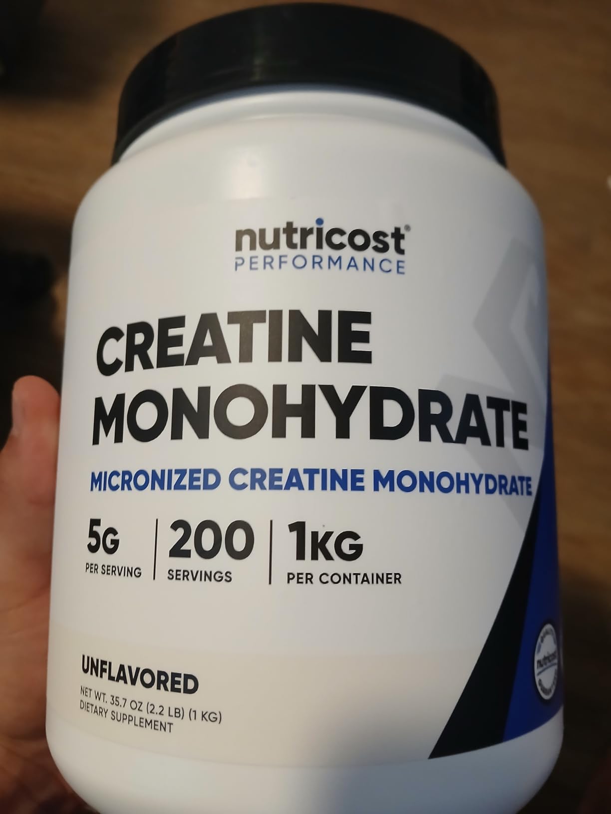 Nutricost Creatine Monohydrate Micronized Powder 500G, 100 Servings customer photo 2