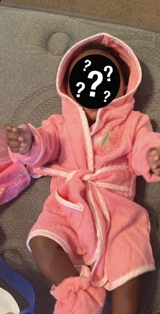 Spasilk 100% Cotton Hooded Terry Bathrobe with Booties — Baby Girl Gifts — Baby Boy Gifts — Shower Gift customer photo 1