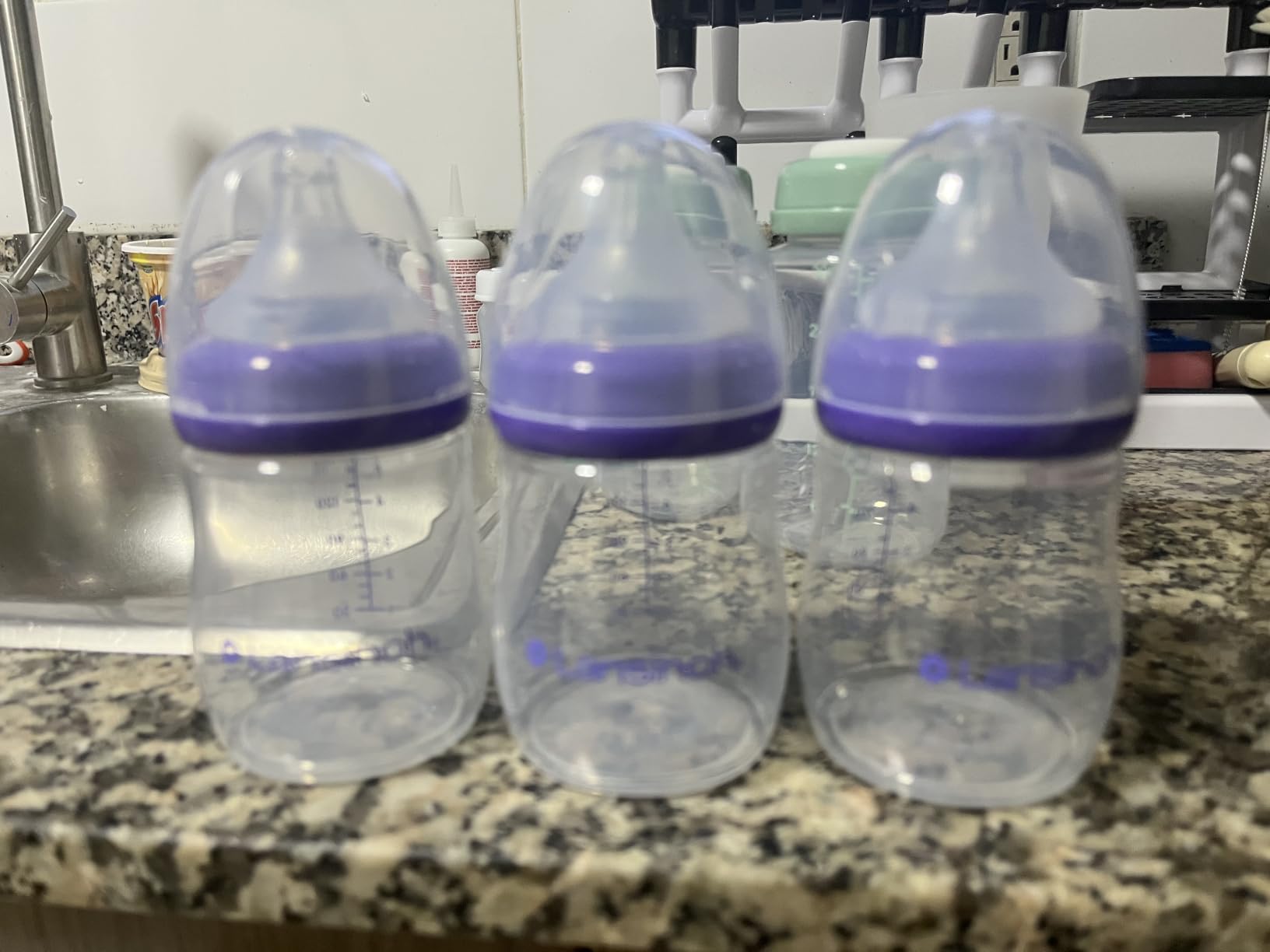 Lansinoh Anti-Colic Baby Bottles, 5 Ounces, 3 Count customer photo 1