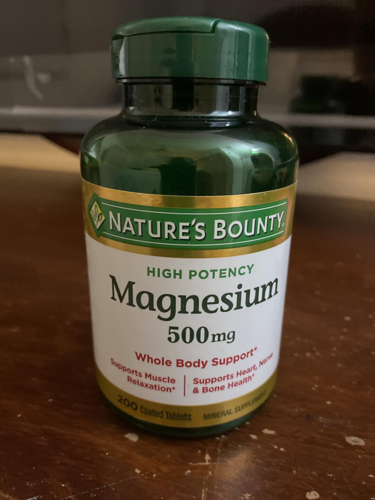 Nature's Bounty Magnesium 500 mg Tablets (Pack of 1) customer photo 2