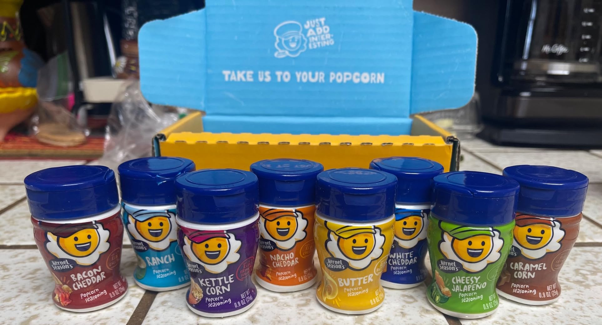 Kernel Season's Popcorn Seasoning Variety Pack, Mini Jars (Pack of 8) customer photo 2