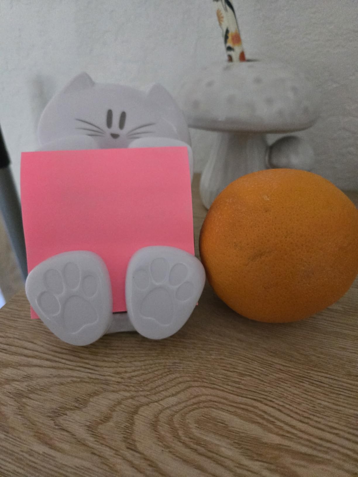 Post-it Note Dispenser, White Cat Design, 1 Dispenser, 1 Pad, 45 Sheets customer photo 1